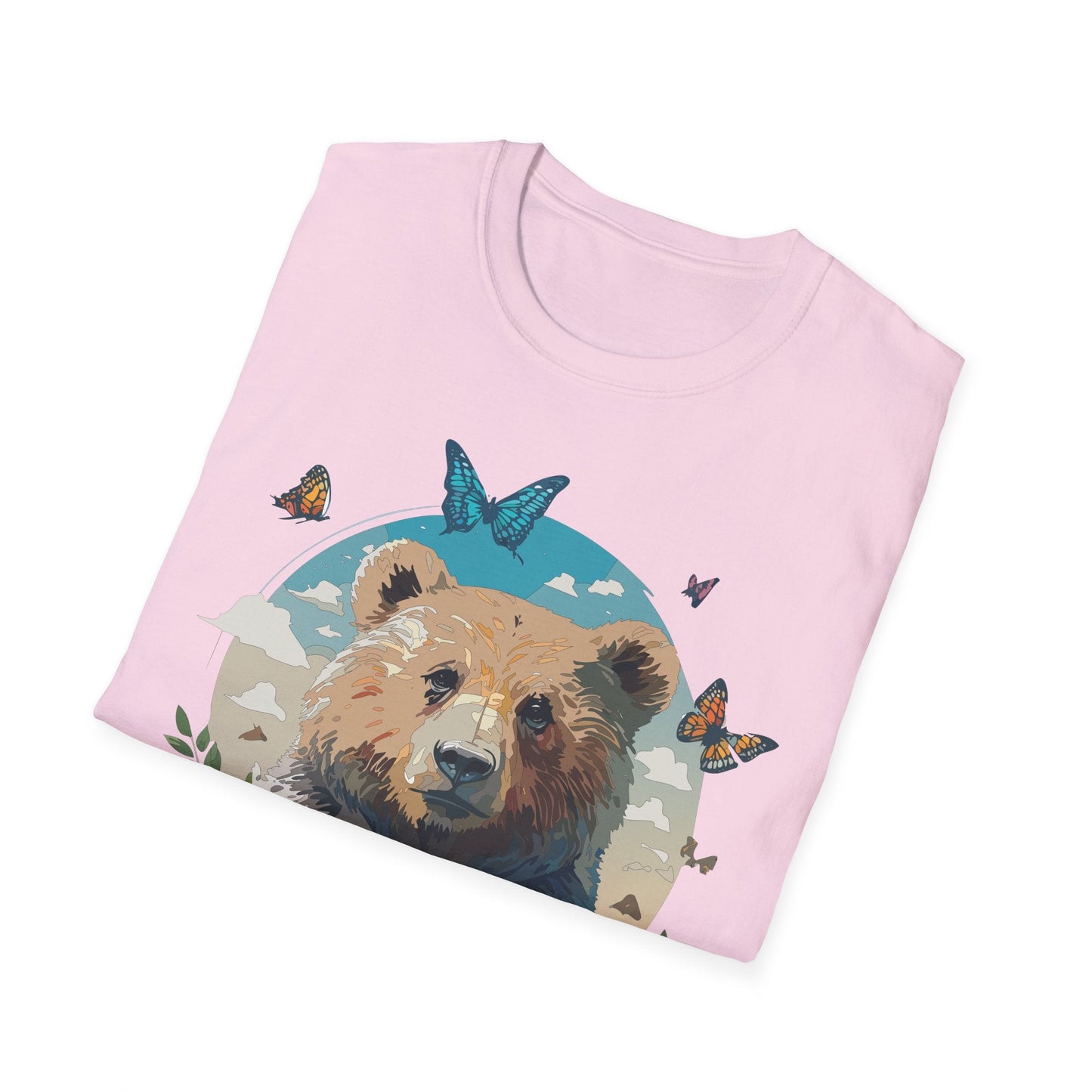 Bear Shirt Teddy Bear Tee Unisex Gildan Softstyle 100 Percent Ring Spun Cotton Tee