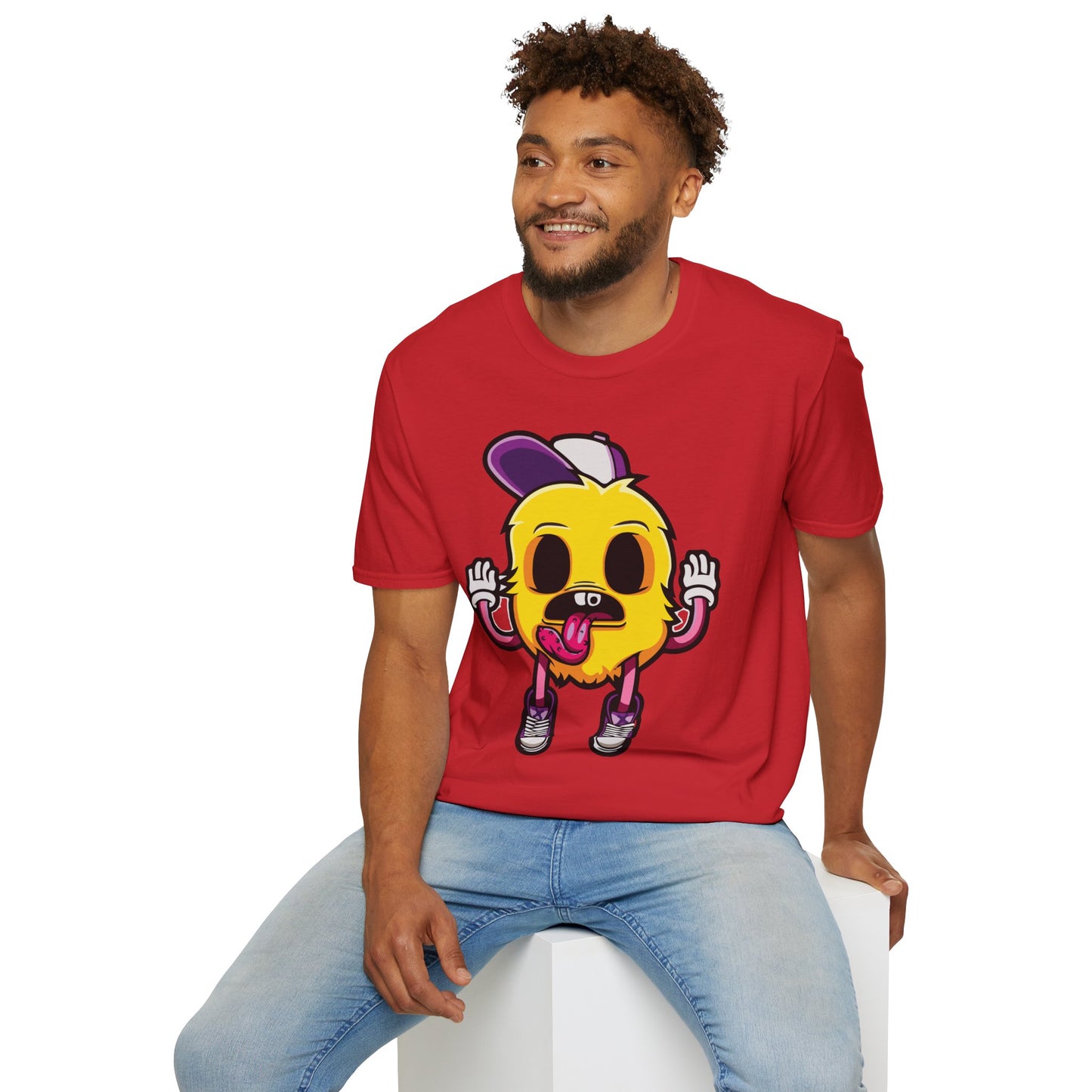Cartoon T Shirt Animation T Shirt Funny Tee Shirt Unisex Gildan Softstyle 64000 Ring Spun Cotton