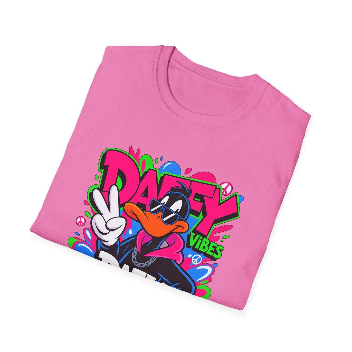 Unisex Cartoon T Shirt With Funny Animals Design Animation Tee Made From Softstyle Cotton