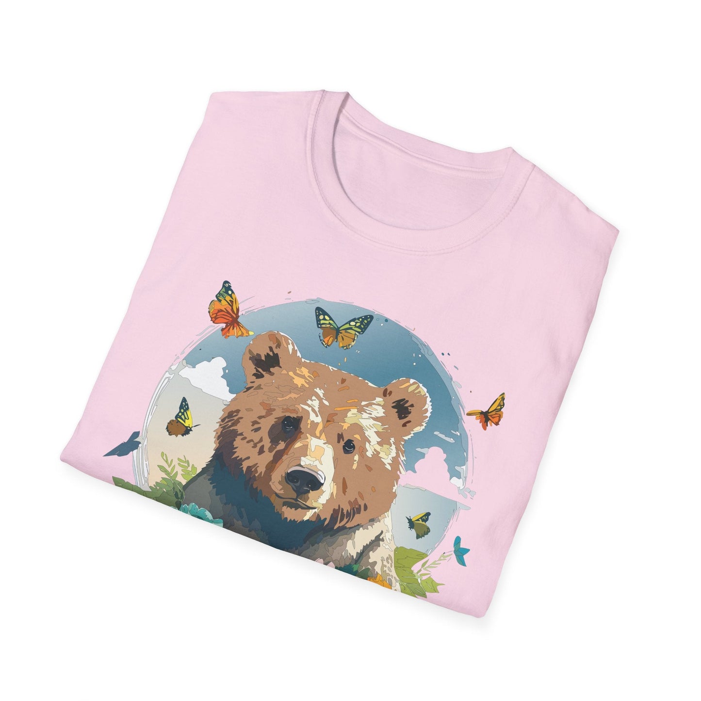 Bear T Shirt Unisex Teddy Bear Tee Softstyle 64000 Ring Spun Cotton Tee Lightweight Breathable