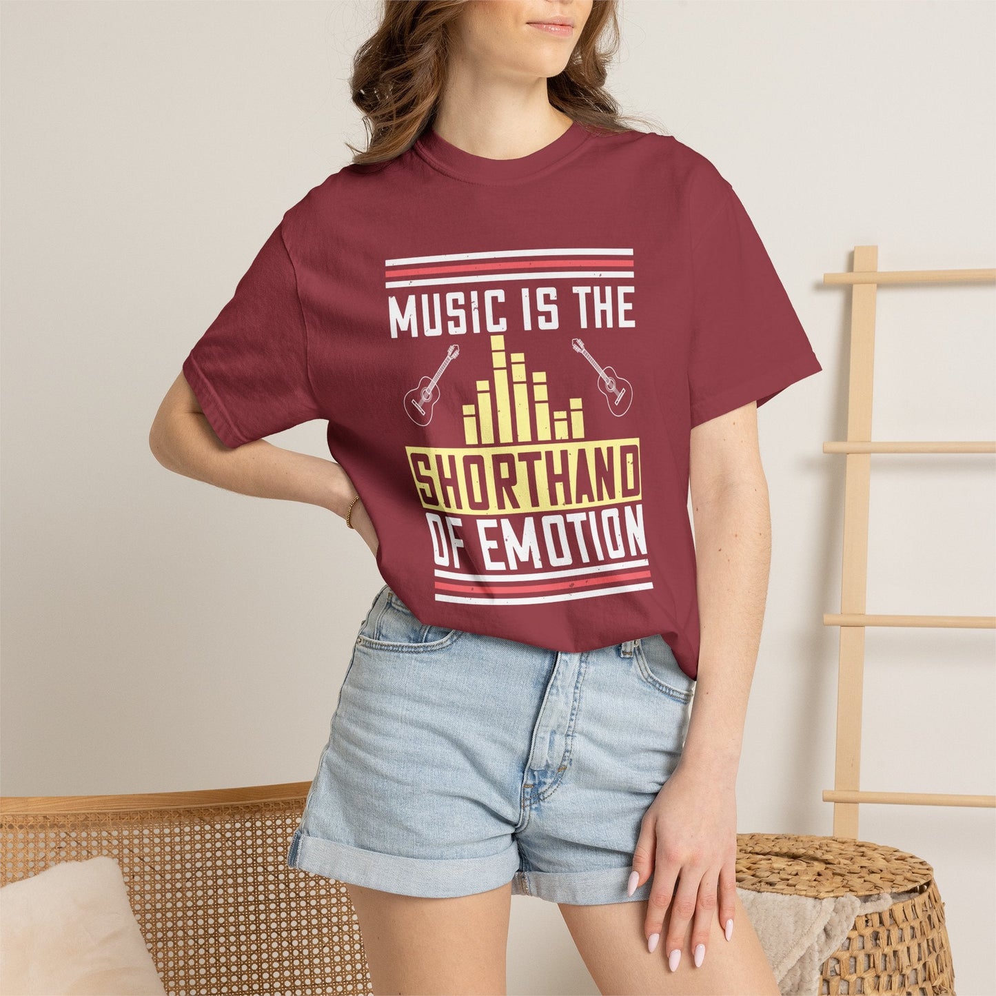 Music Graphic Design Unisex Cotton T-shirt m34