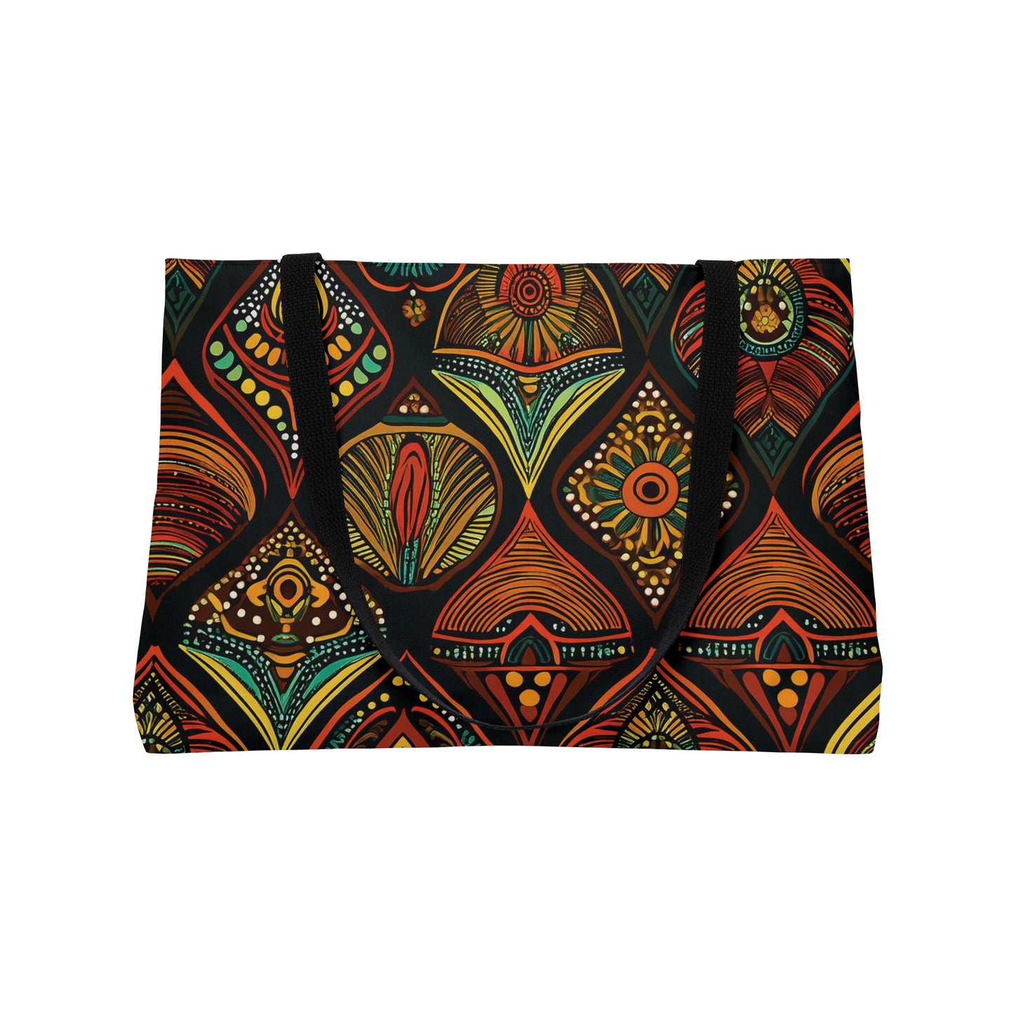 Ornament Print Big Bag Unisex Spun Poly 24x13 Canvas Art Bag OR-60