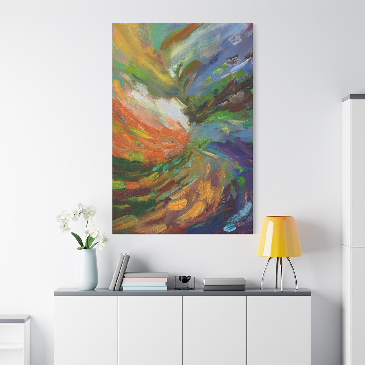 Abstract Oil Painting Print Canvas 20x24,20x30,24x30 24x32,24x36,30x40 32x48,36x48,40x60 Pine-Wood Inner Frame ABS-92