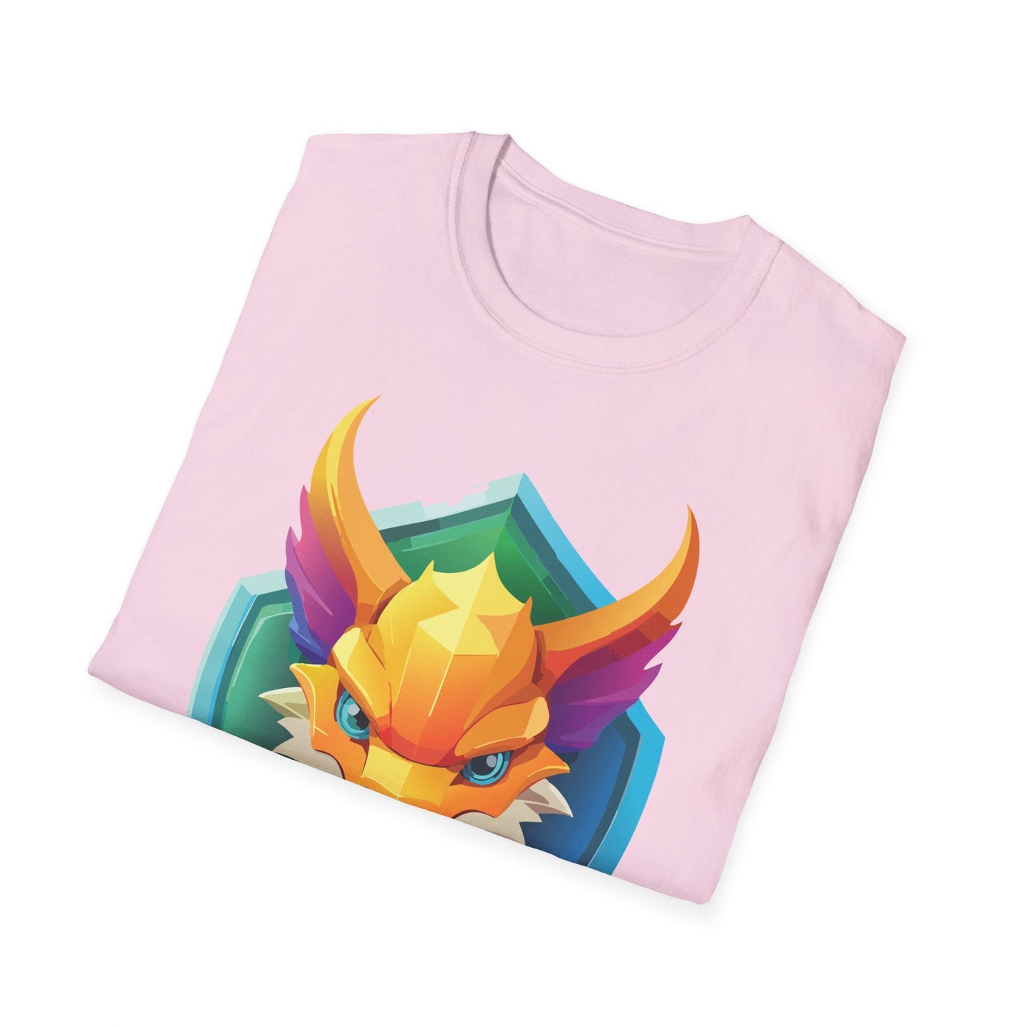 Dragon T Shirt Unisex Dragon Graphic Tee With Animal Design Soft Cotton Gildan Softstyle 64000