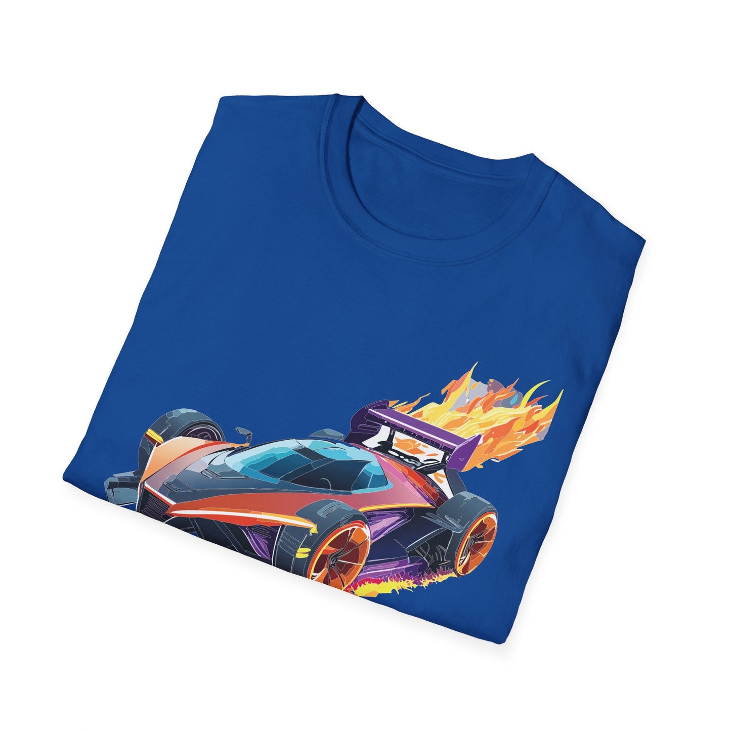Unisex Car T Shirt Hot Wheels Graphic Tee Car Shirt Gildan Softstyle 64000 Cotton Tee