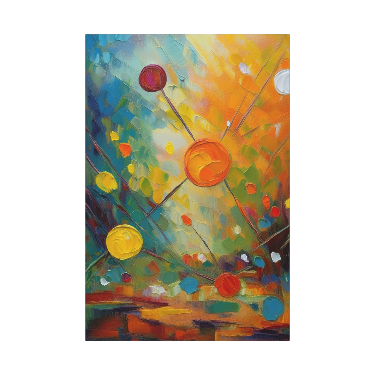 Abstract Oil Painting Print Canvas 20x24,20x30,24x30 24x32,24x36,30x40 32x48,36x48,40x60 Pine-Wood Inner Frame ABS-123