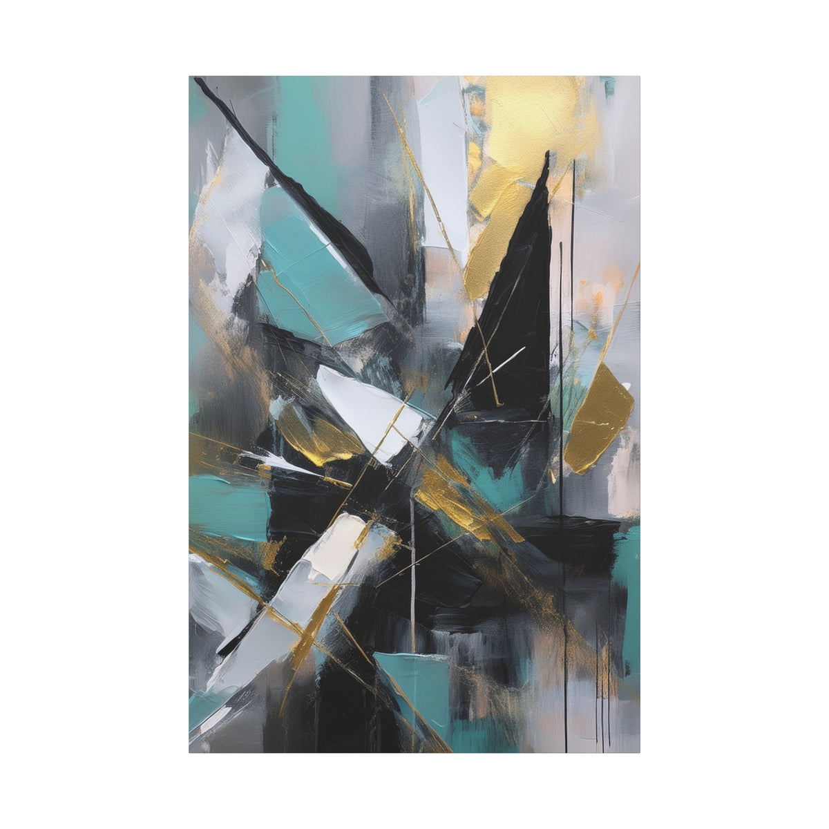 Abstract Oil Painting Print Canvas 20x24,20x30,24x30 24x32,24x36,30x40 32x48,36x48,40x60 Pine-Wood Inner Frame ABS-207