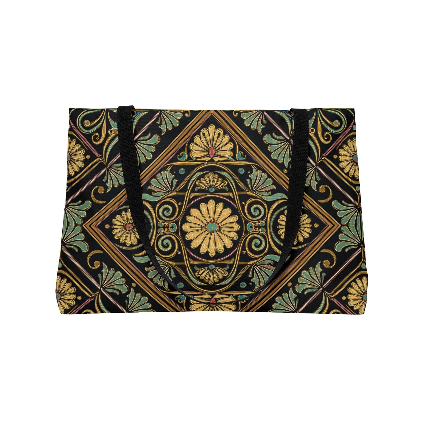 Ornament Print Big Bag Unisex Spun Poly 24x13 Canvas Art Bag OR-1
