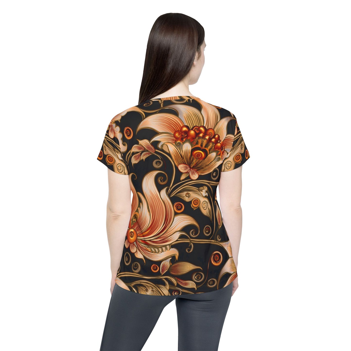 Floral Print Shirt, Shirt with Flowers