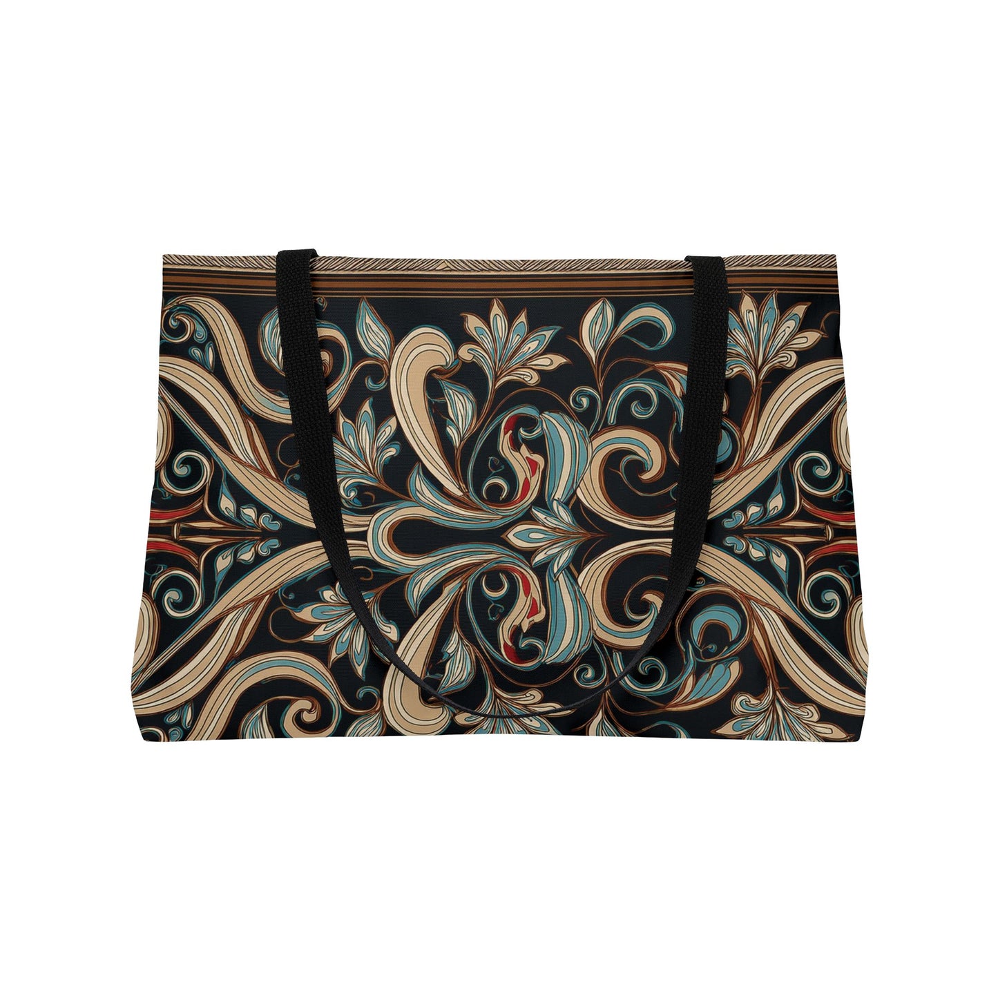 Ornament Print Big Bag Unisex Spun Poly 24x13 Canvas Art Bag OR-28
