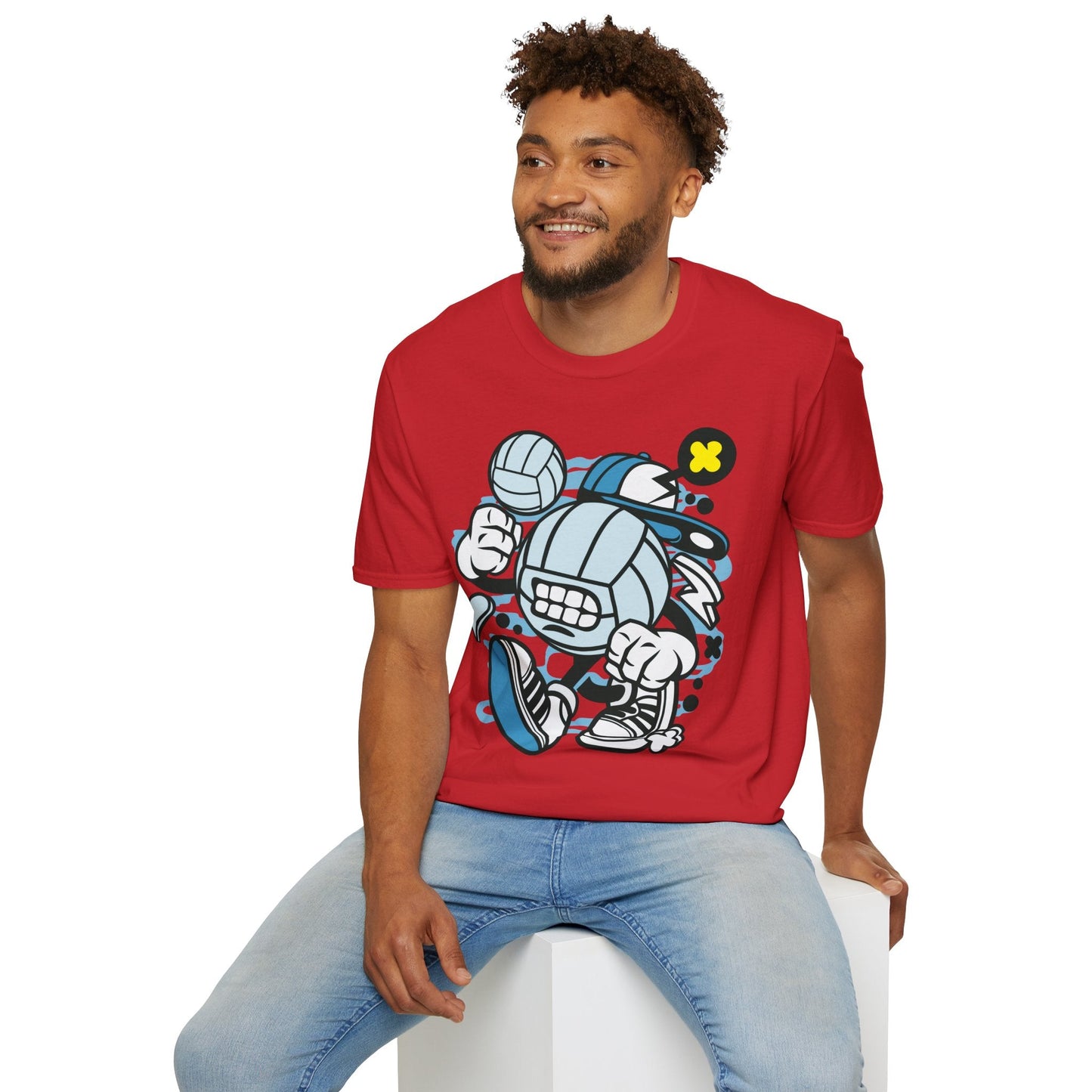 Unisex Cartoon T Shirt Animation Tee Funny Design Gildan Softstyle 64000 100 Percent Cotton