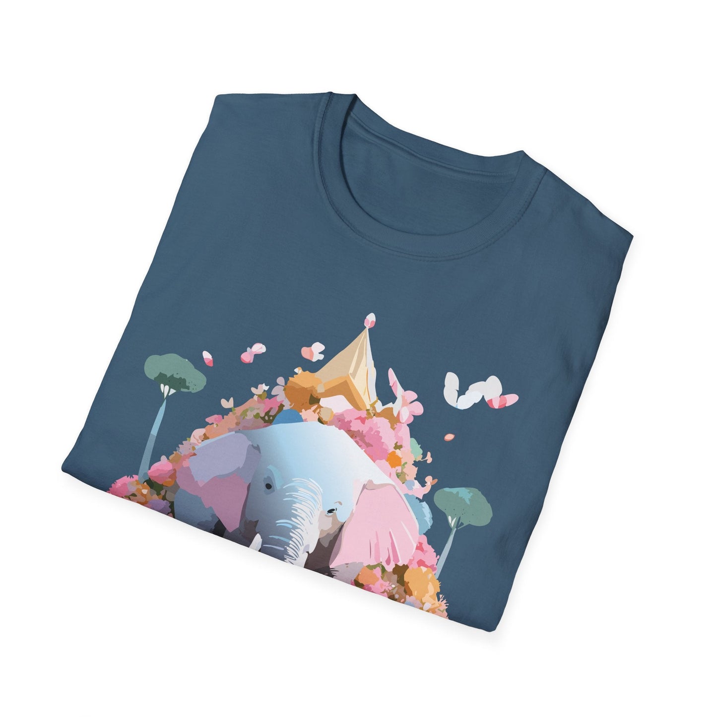 Elephant Graphic T Shirt For Animals Unisex Gildan Softstyle 64000 Cotton Tee Apparel