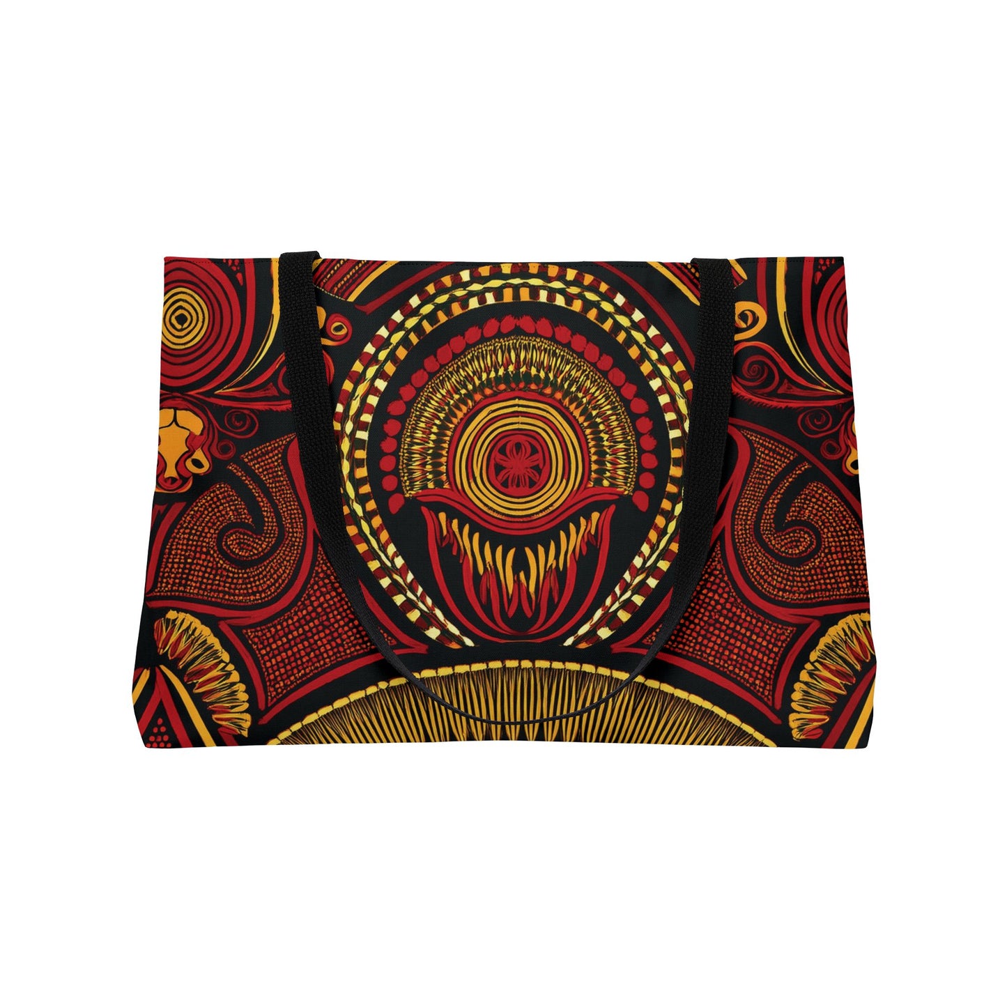 Ornament Print Big Bag Unisex Spun Poly 24x13 Canvas Art Bag OR-62