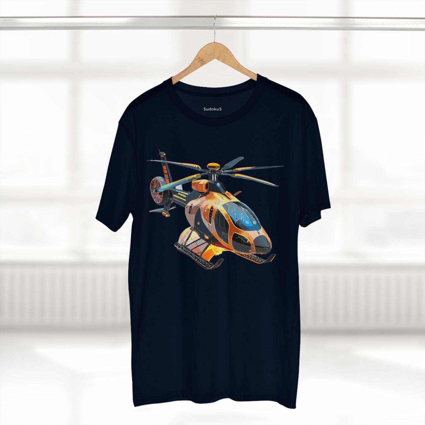 Chopper Graphic Unisex 100 Cotton Staple Tee 6