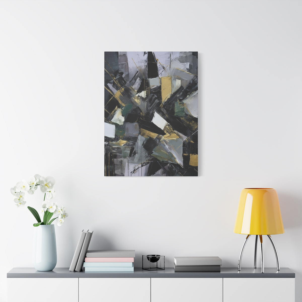 Abstract Oil Painting Print Canvas 20x24,20x30,24x30 24x32,24x36,30x40 32x48,36x48,40x60 Pine-Wood Inner Frame ABS-219