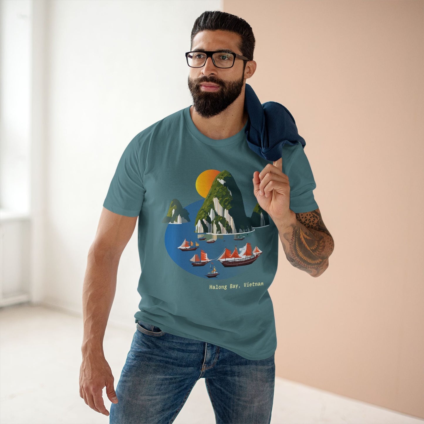Vietnam Travel Graphic Unisex 100 Cotton Tee 50