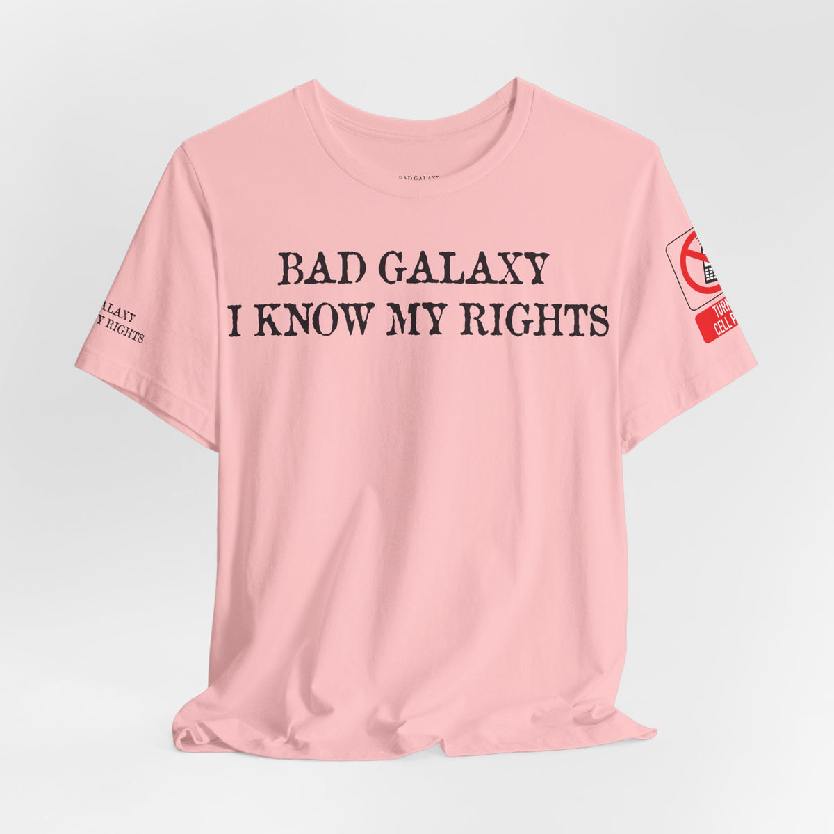 Art Red Stamp Graphic Unisex Cotton Bella+Canvas Tee with Art Design b98