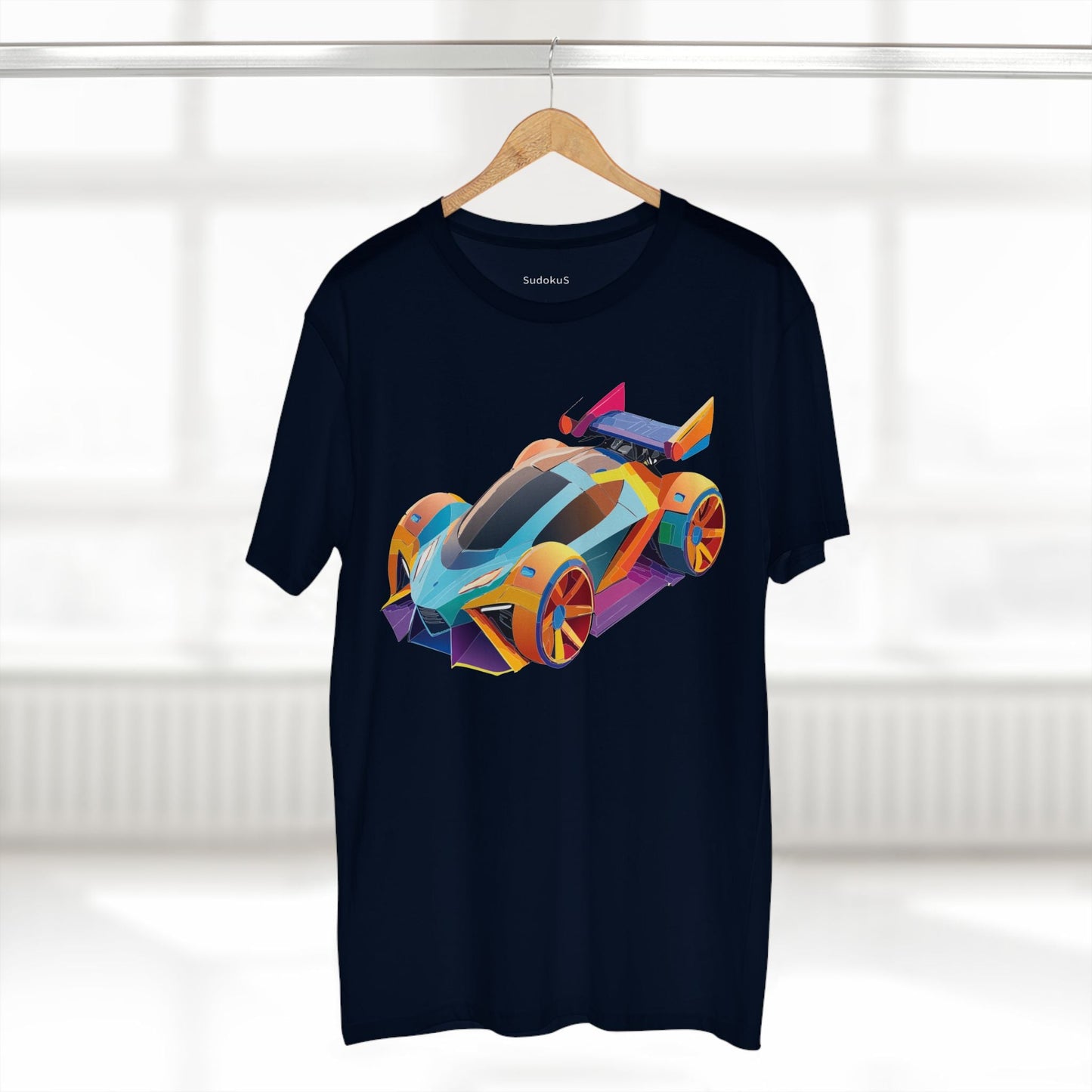 Car Graphic Unisex 100 Cotton Staple Tee 23