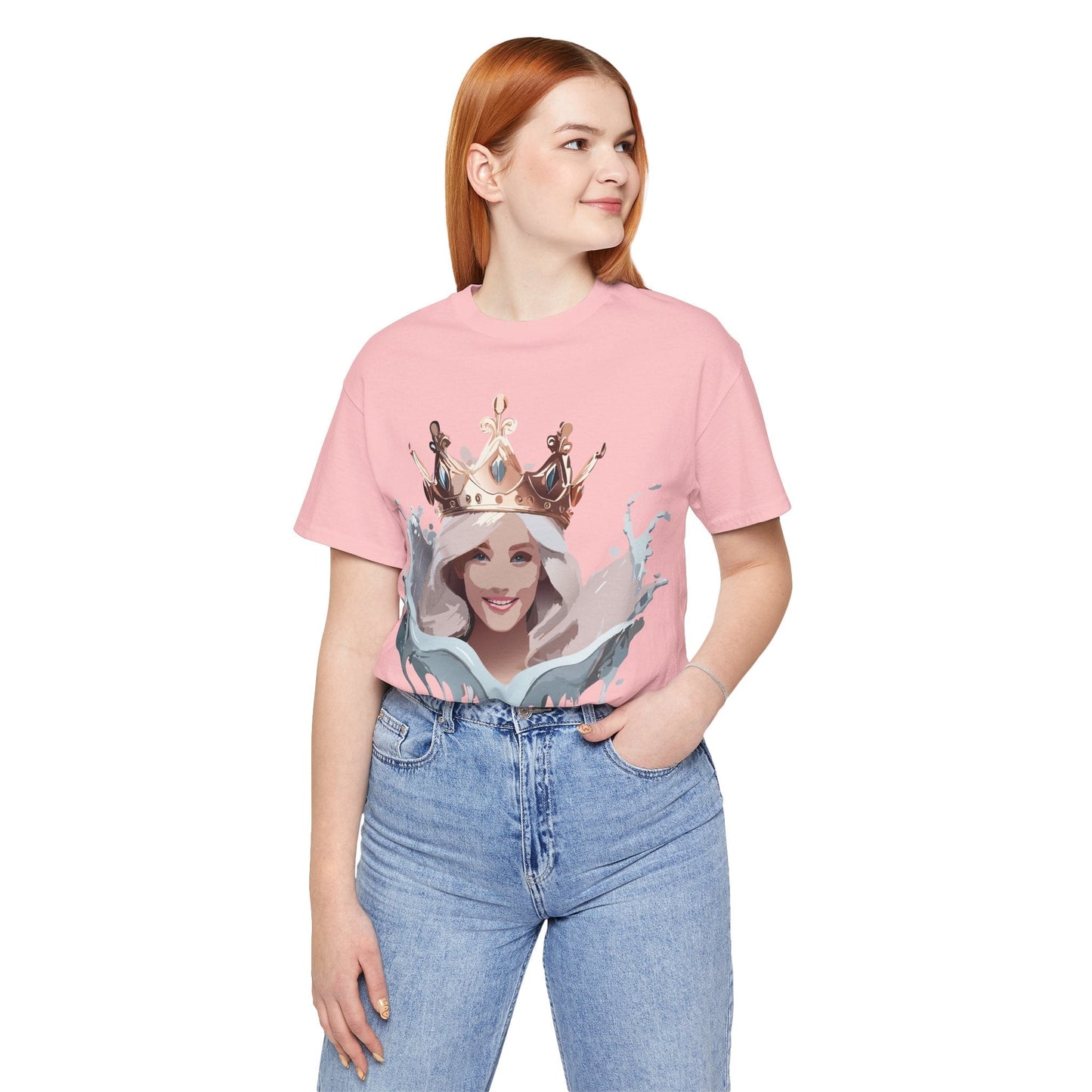 Queen Woman Portrait Graphic Unisex 100 Cotton Vintage Artwork Tee 8