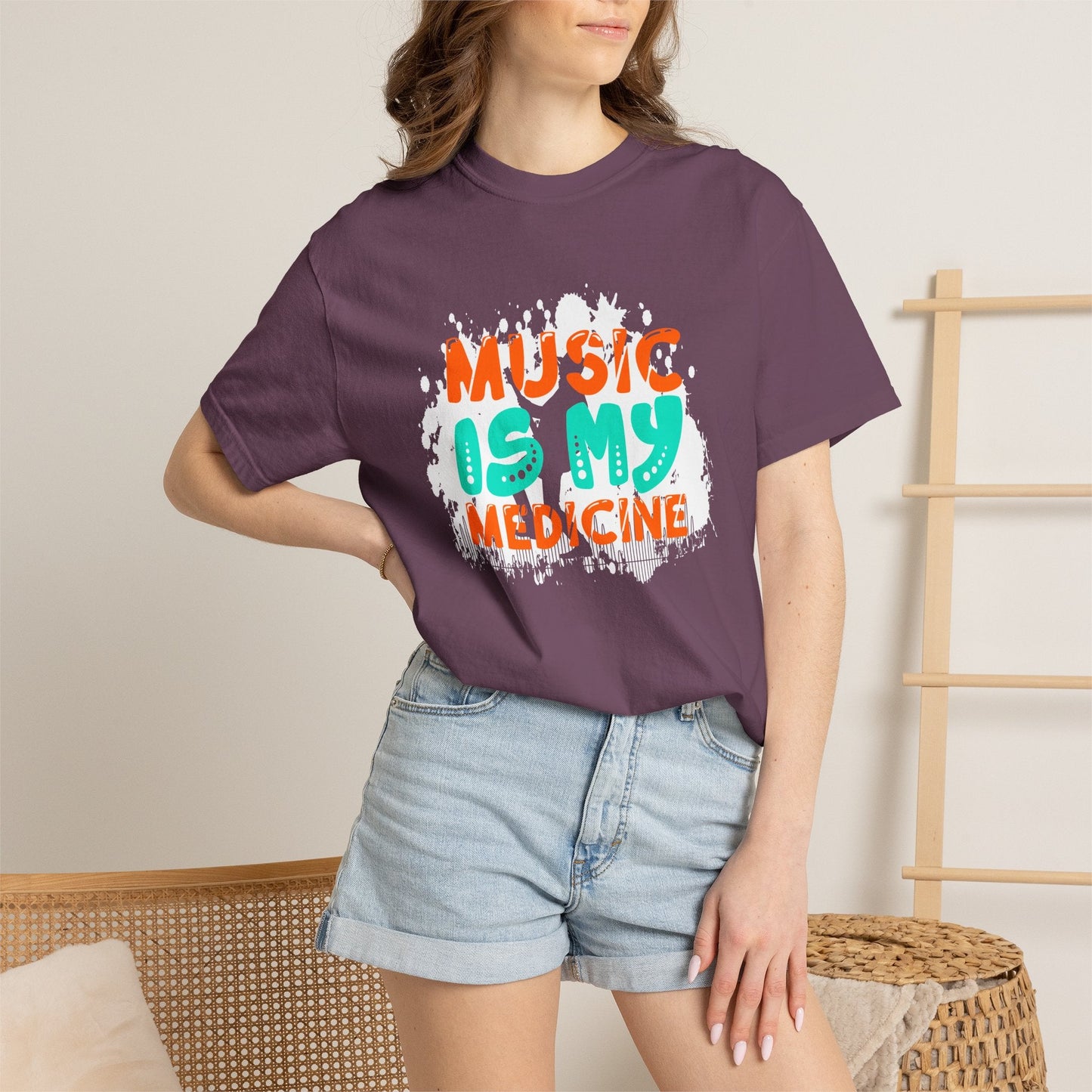 Music Graphic Design Unisex Cotton T-shirt 068