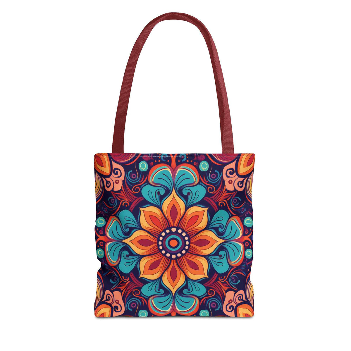 Ornament Pattern Print Unisex Poly Tote Bag 3 sizes