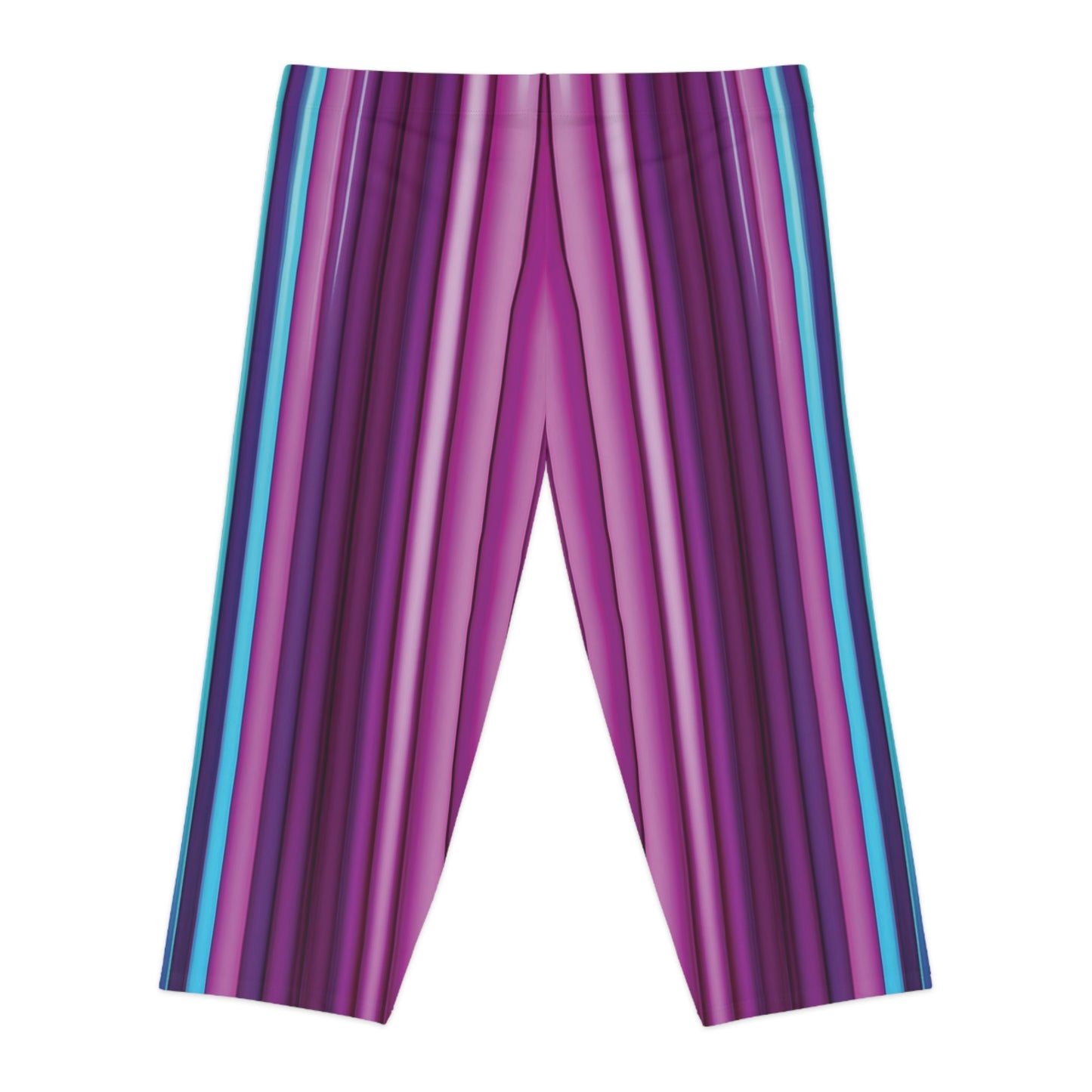 Stripes Capri Leggings - PPU BEST