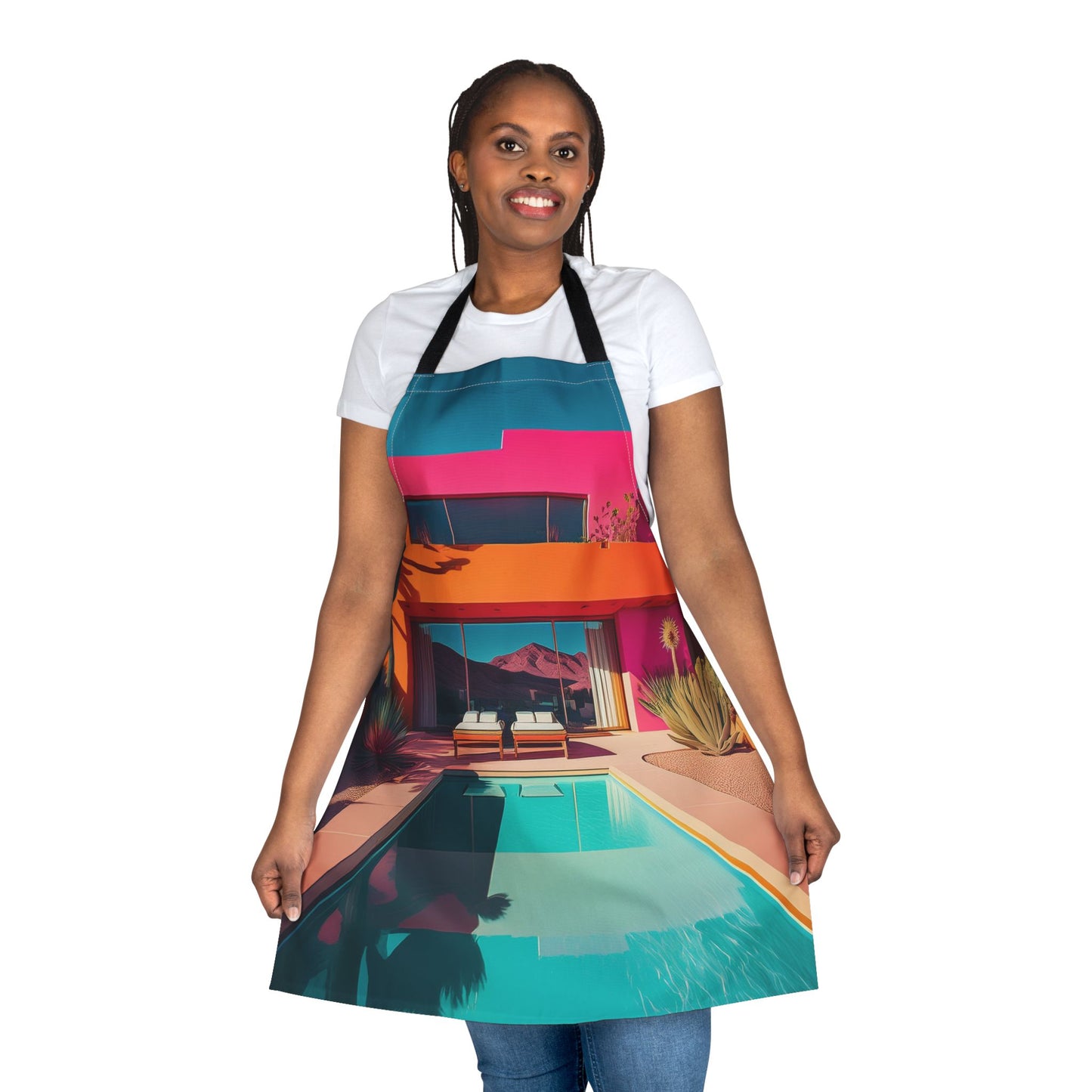Home 100% Polyester Stain-resistant 31.5 x 25.6 | Art Print Canvas Apron 3