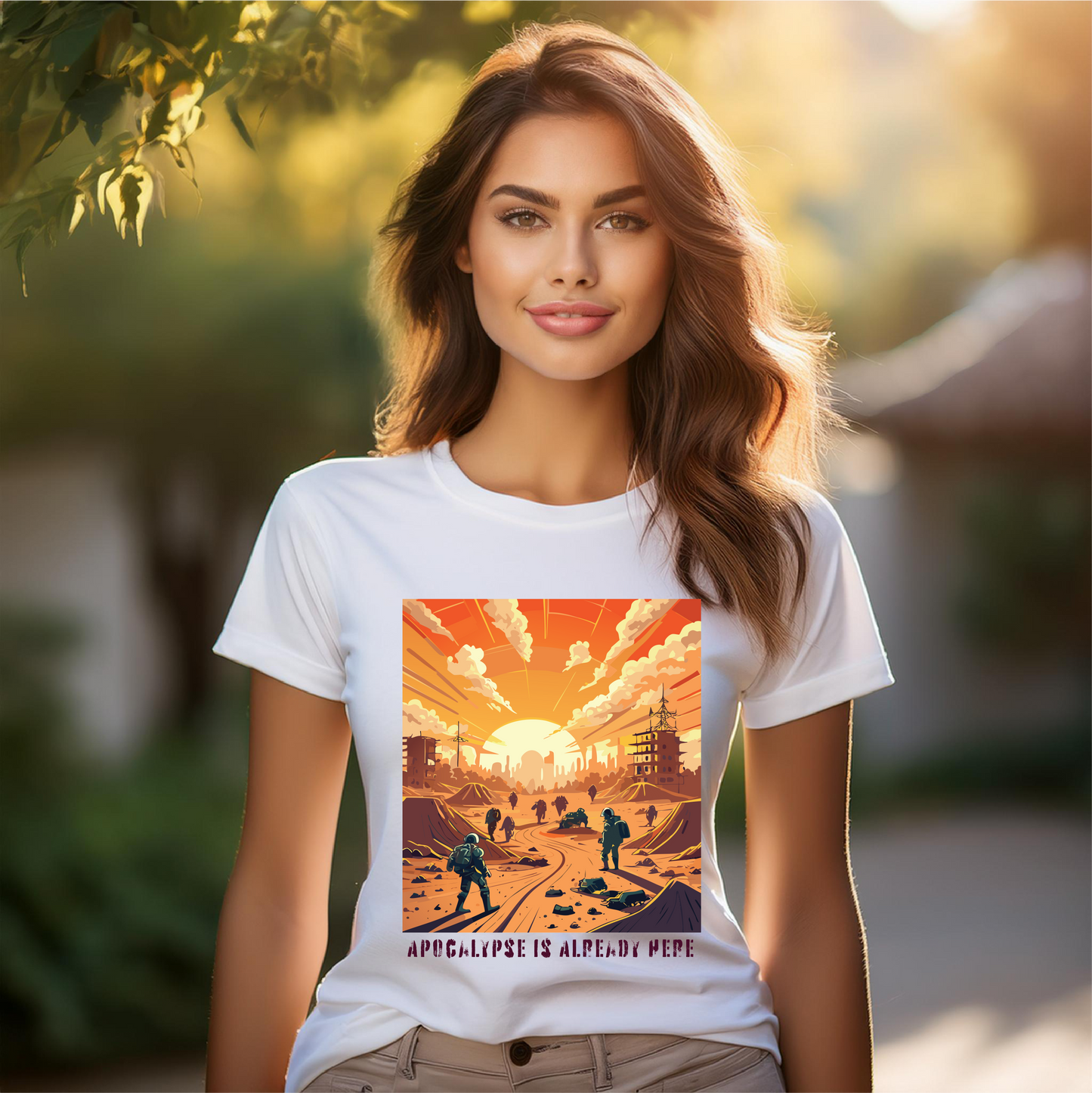 Cataclysm Doomsday Shirt Unisex Premium Cotton Tee With Original Art Retro2Nova Design