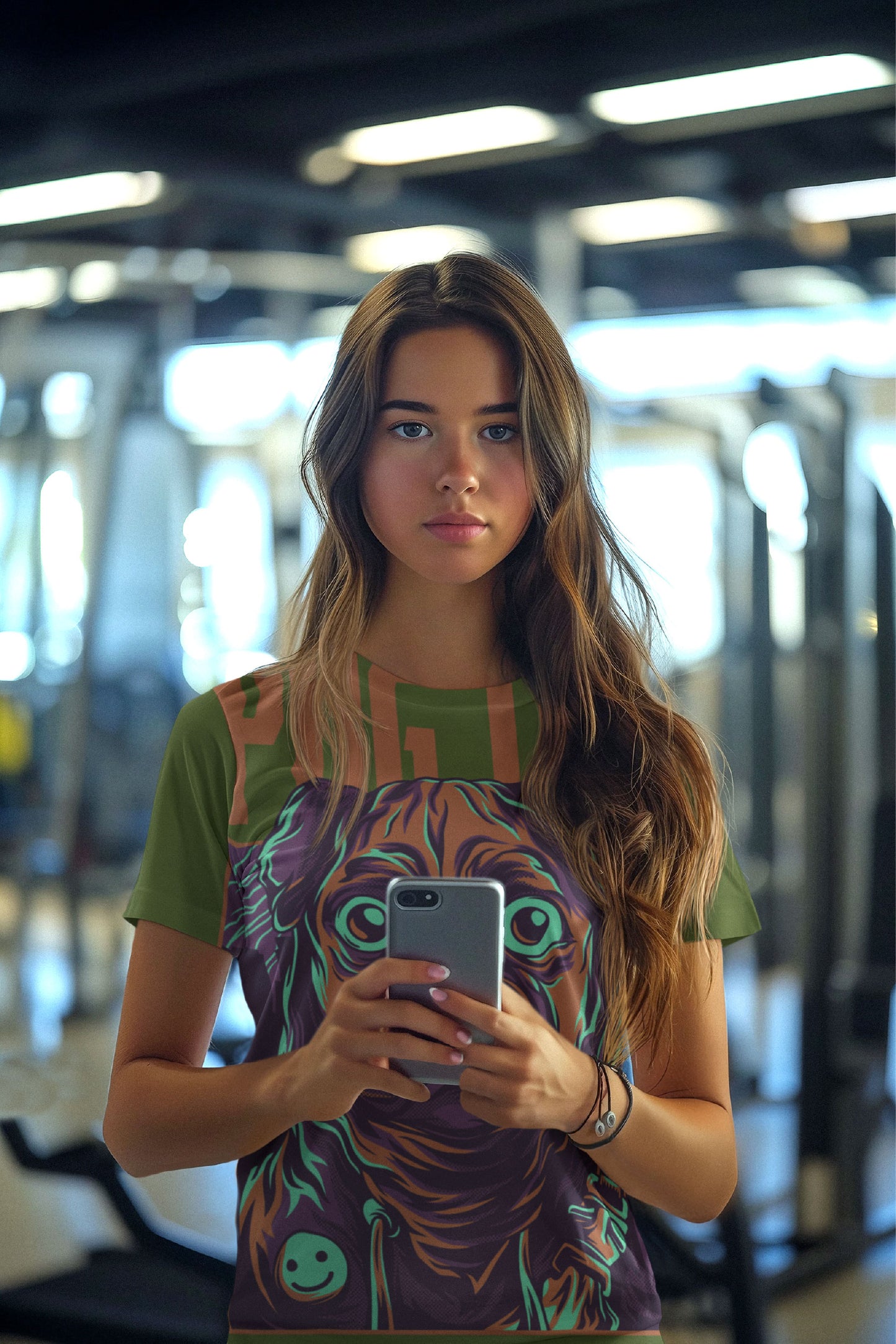 38-Be Fun Graphic T-Shirt, Art Design Poly Shirt, All Over Print Graphic Tee, Monsters T-Shirt, Cartoon Tees