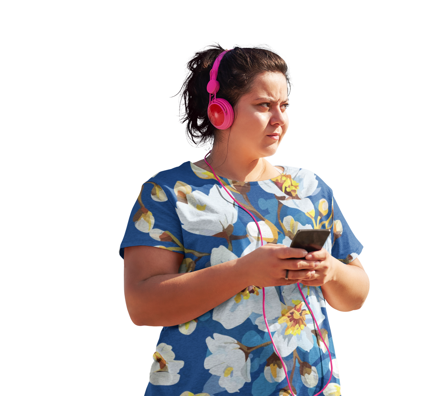 Unisex Floral Shirt, Floral Tee Shirt, Floral T-Shirt, T Shirt with Flowers 2