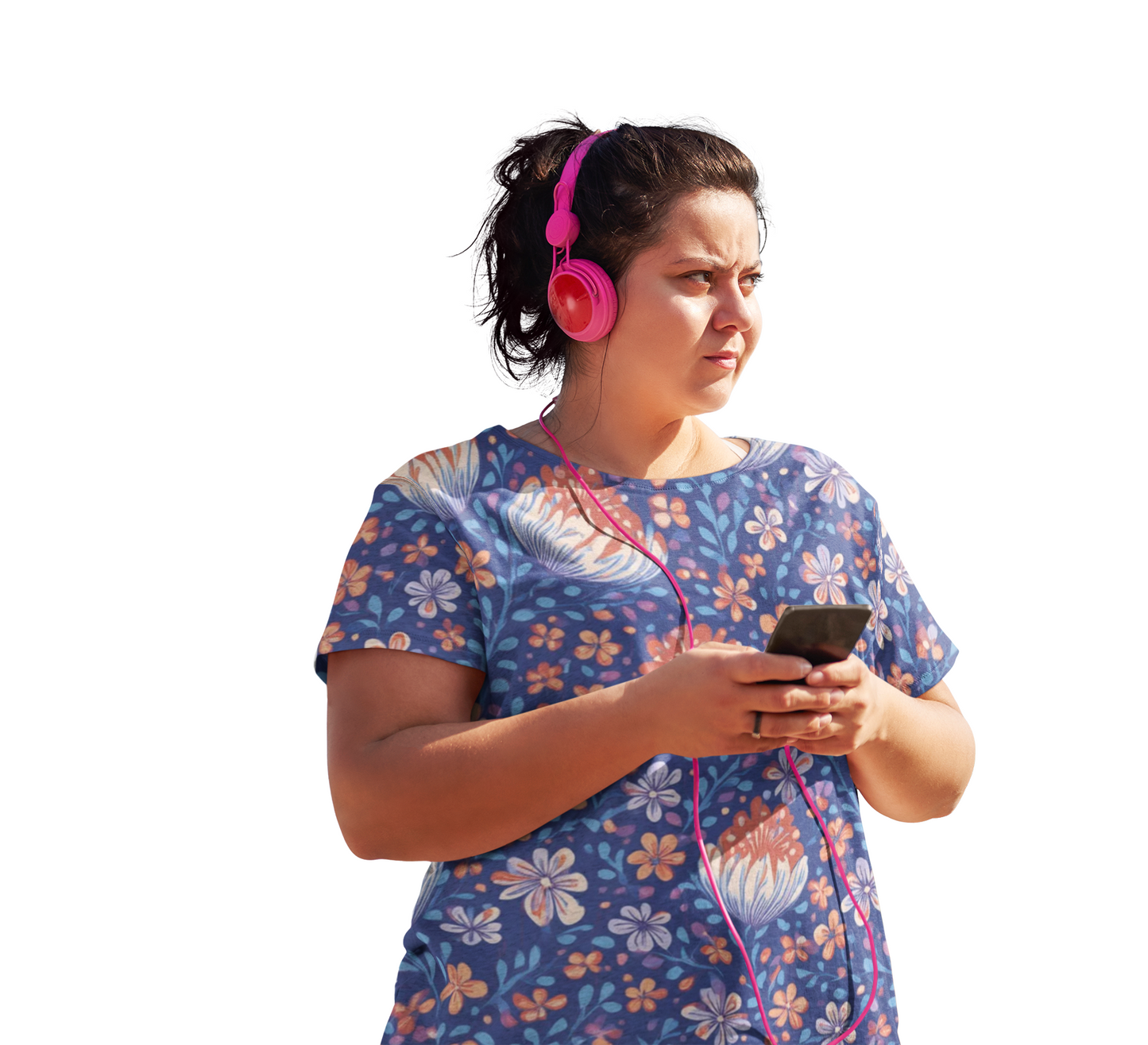 Unisex Floral Shirt, Floral Tee Shirt, Floral T-Shirt, T Shirt with Flowers 3