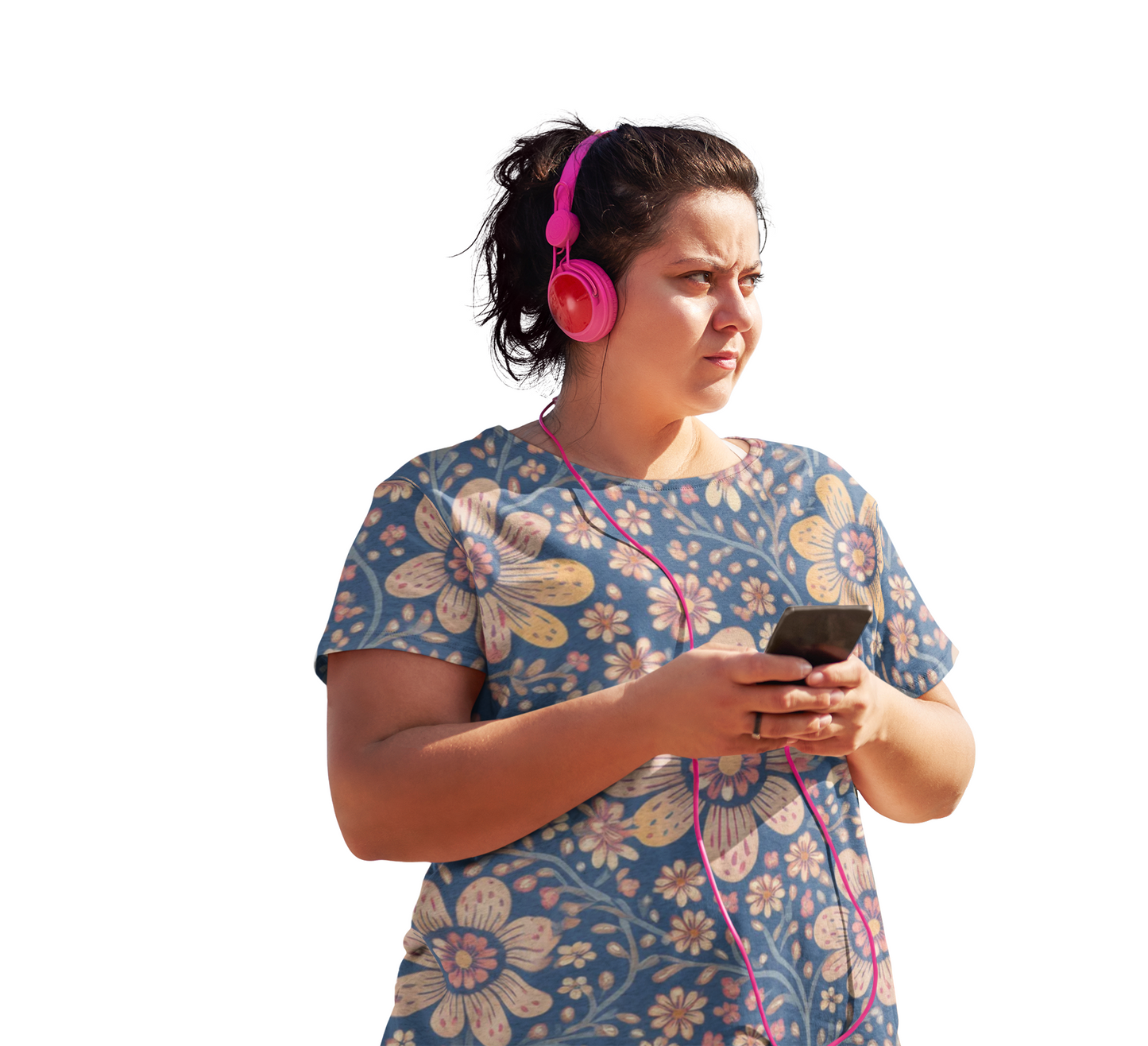 Unisex Floral Shirt, Floral Tee Shirt, Floral T-Shirt, T Shirt with Flowers 5