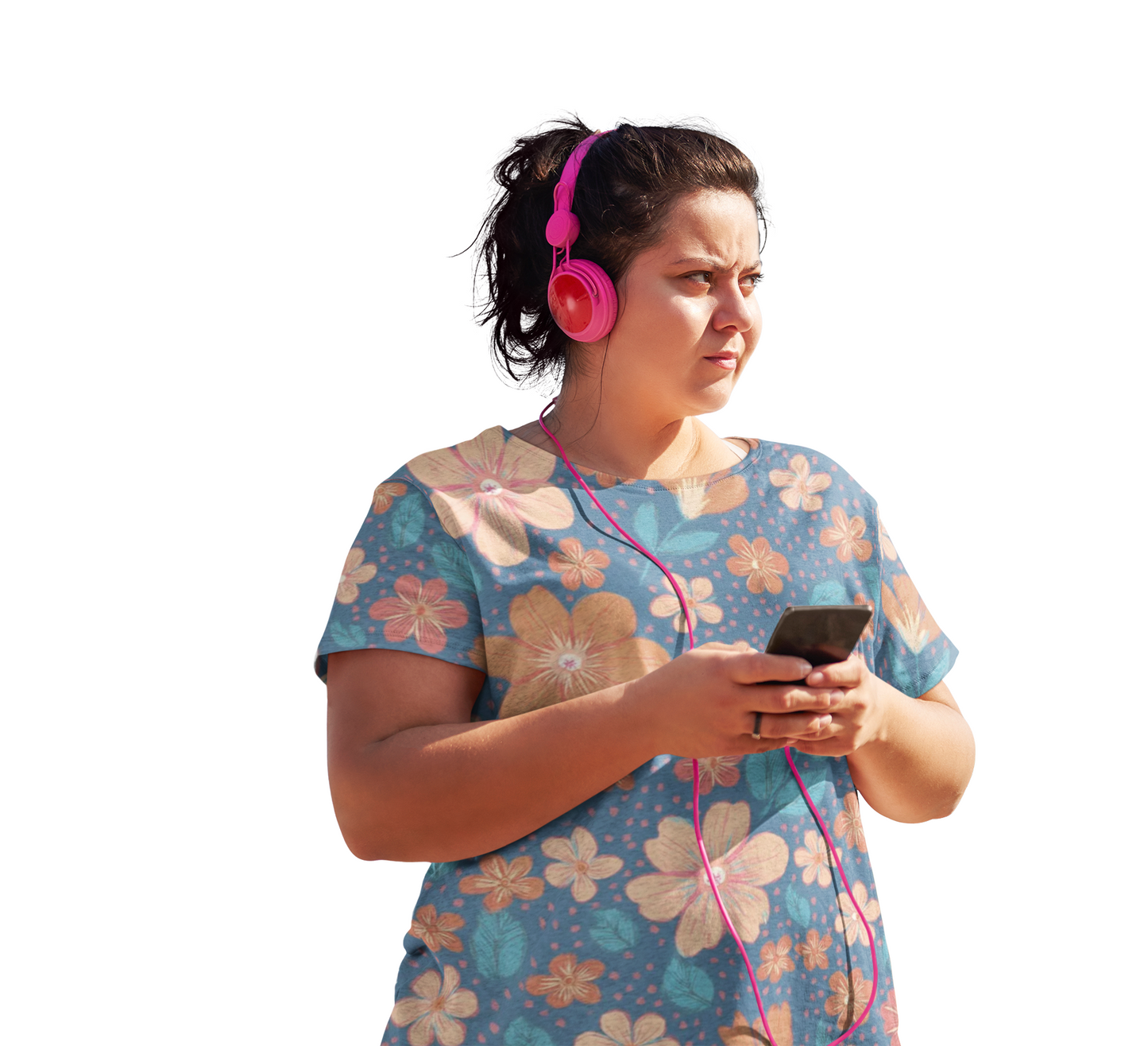 Unisex Floral Shirt, Floral Tee Shirt, Floral T-Shirt, T Shirt with Flowers 7