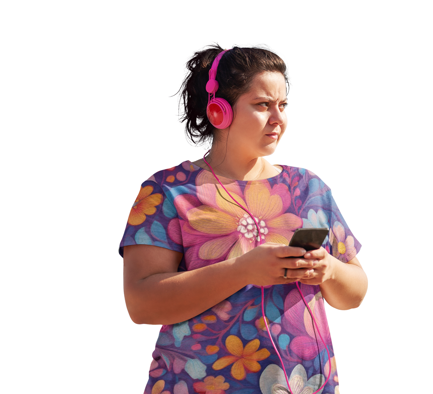 Unisex Floral Shirt, Floral Tee Shirt, Floral T-Shirt, T Shirt with Flowers 9