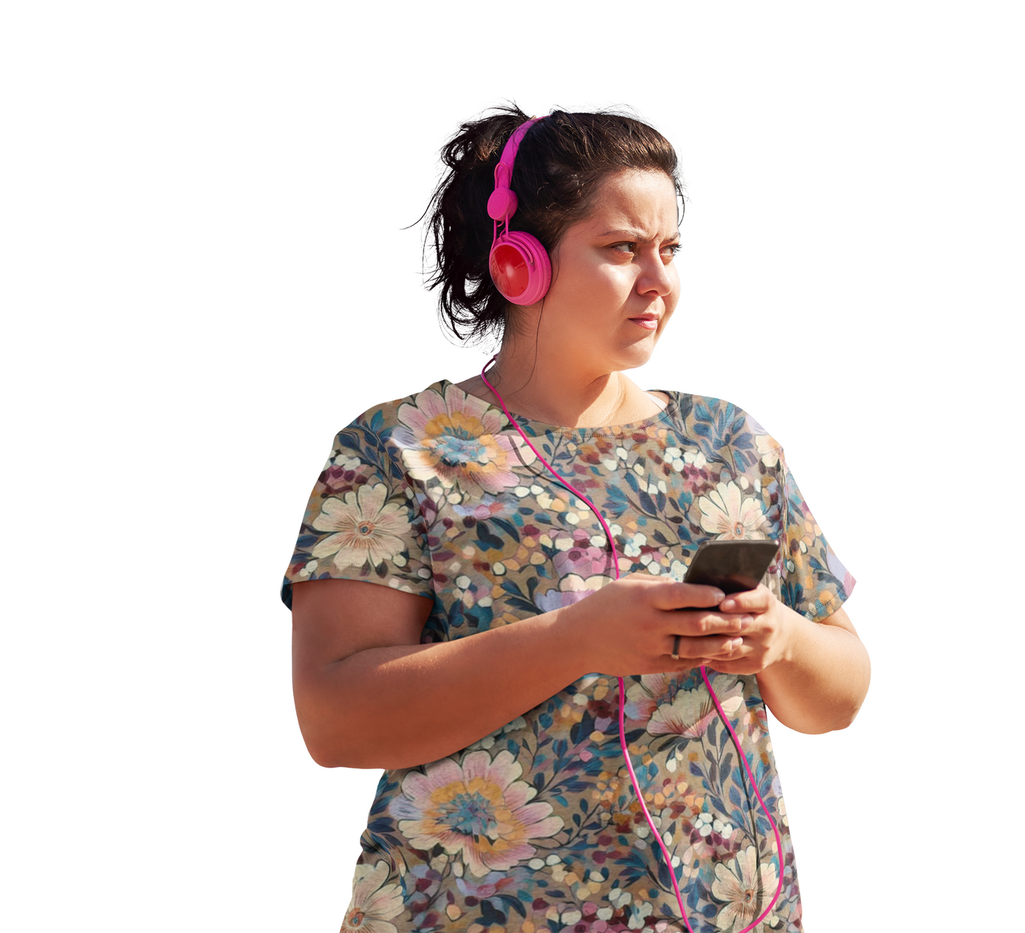 Unisex Floral Shirt, Floral Tee Shirt, Floral T-Shirt, T Shirt with Flowers 11