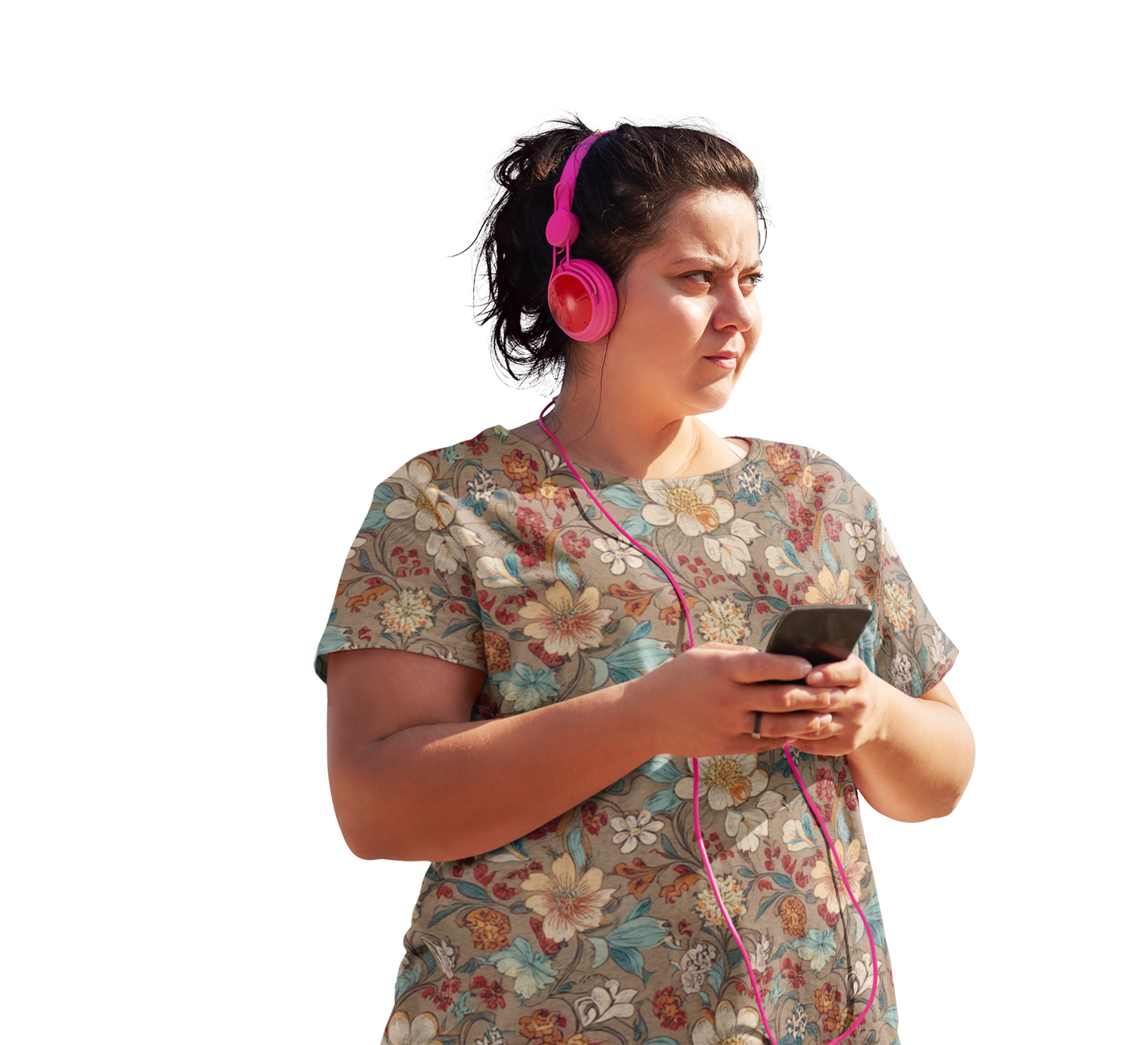 Unisex Floral Shirt, Floral Tee Shirt, Floral T-Shirt, T Shirt with Flowers 12