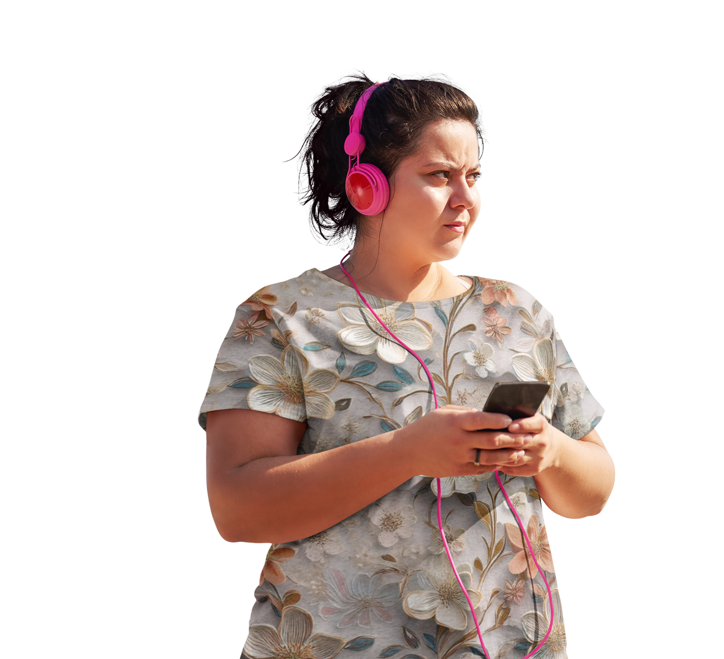 Unisex Floral Shirt, Floral Tee Shirt, Floral T-Shirt, T Shirt with Flowers 13