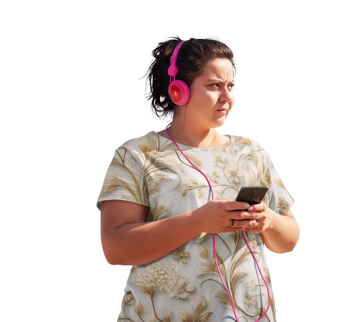 Unisex Floral Shirt, Floral Tee Shirt, Floral T-Shirt, T Shirt with Flowers 14