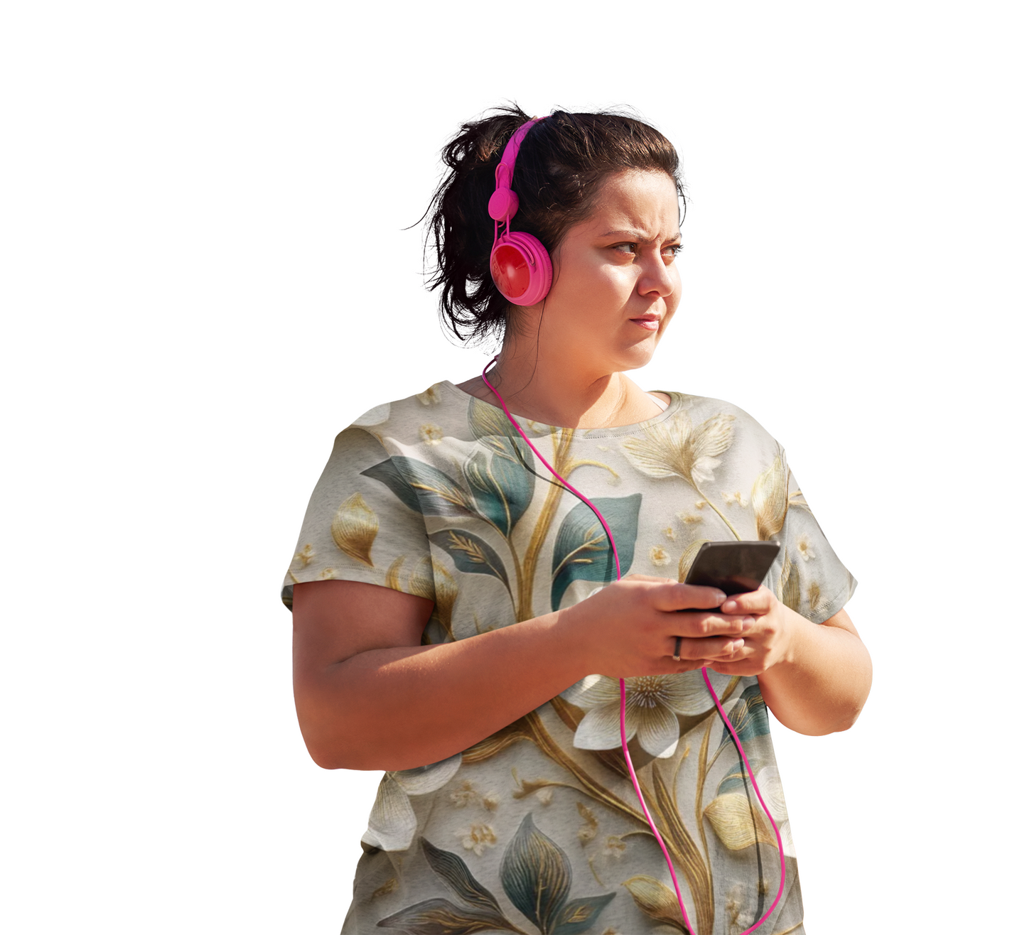 Unisex Floral Shirt, Floral Tee Shirt, Floral T-Shirt, T Shirt with Flowers 15