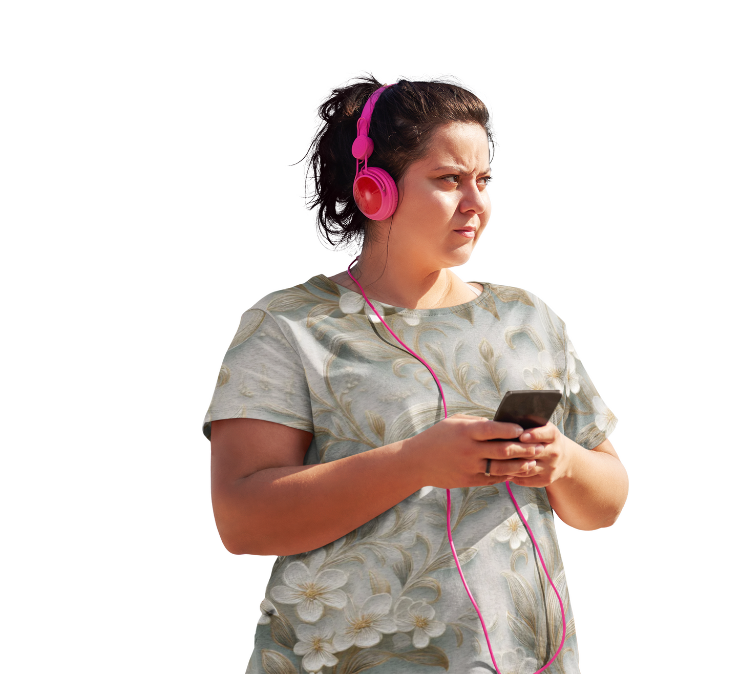 Unisex Floral Shirt, Floral Tee Shirt, Floral T-Shirt, T Shirt with Flowers 16