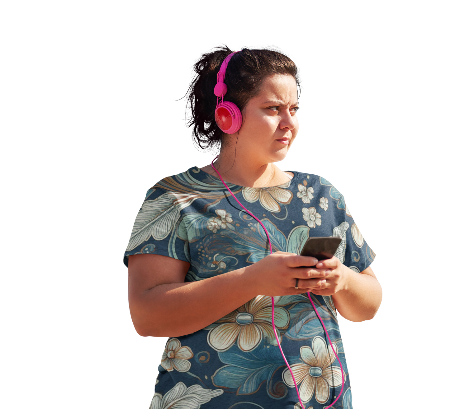 Unisex Floral Shirt, Floral Tee Shirt, Floral T-Shirt, T Shirt with Flowers 21