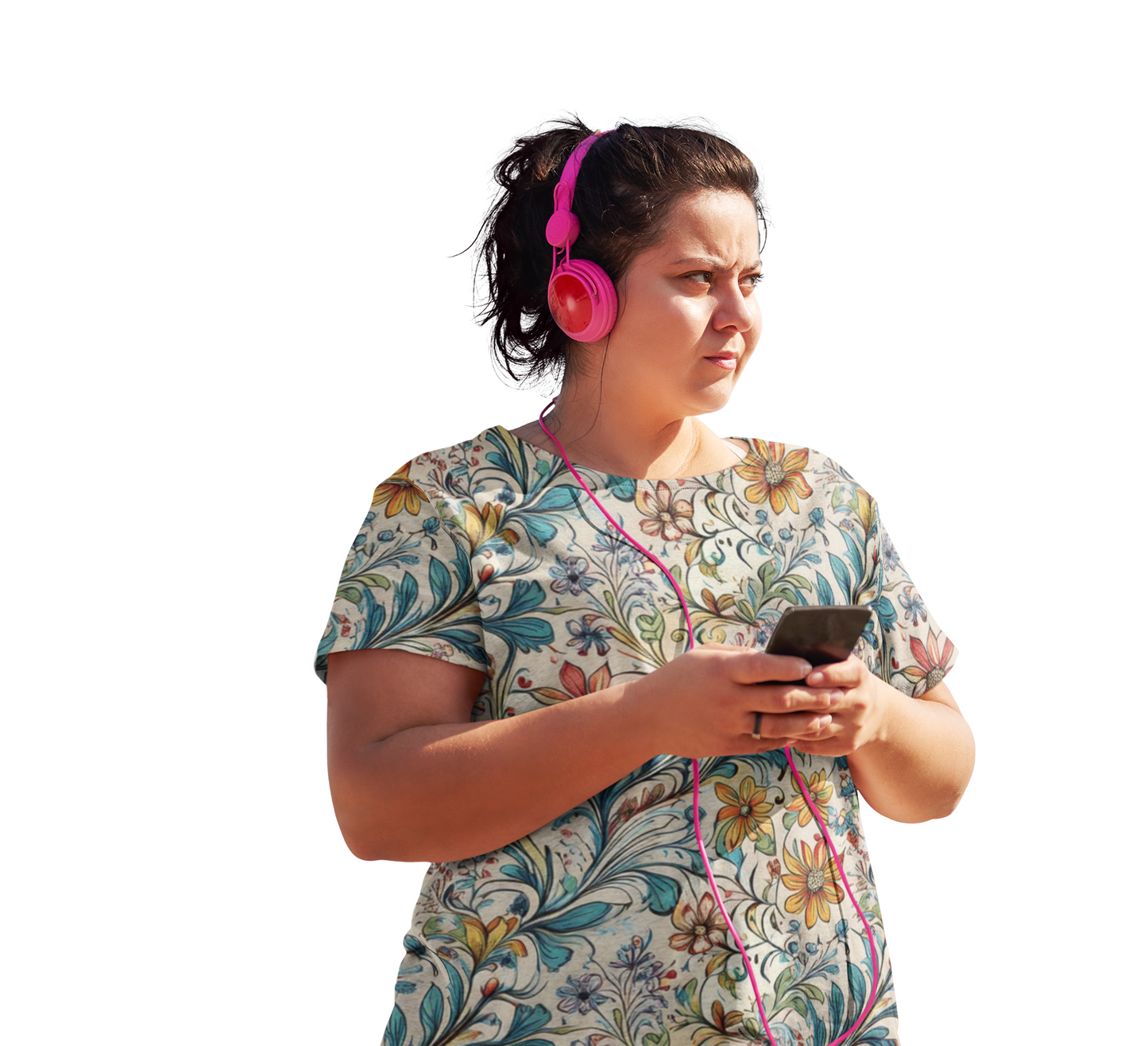 Unisex Floral Shirt, Floral Tee Shirt, Floral T-Shirt, T Shirt with Flowers 24