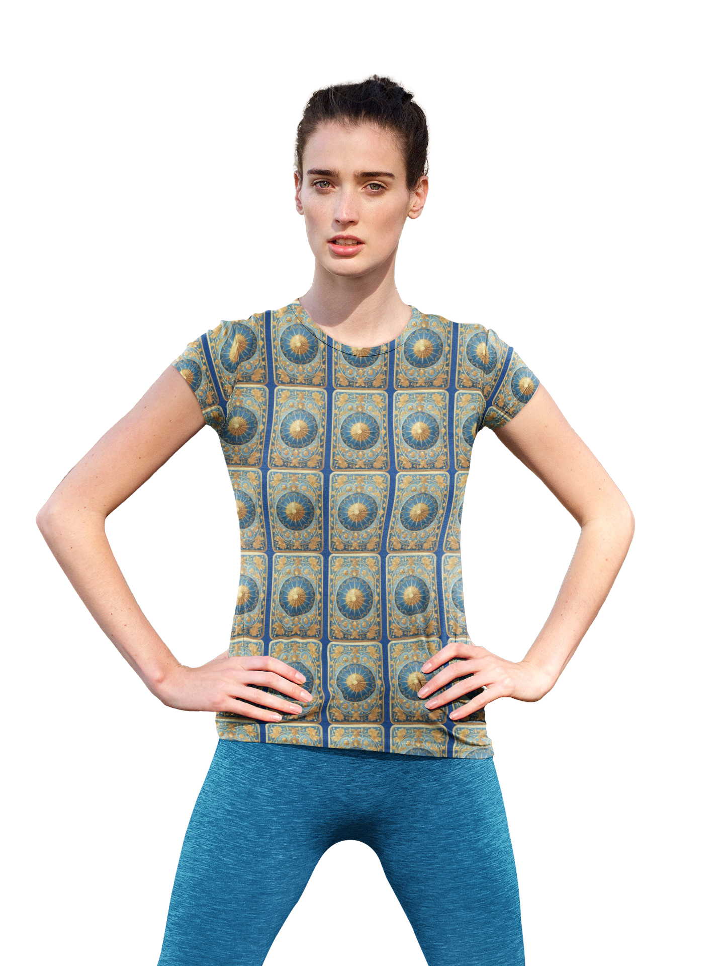 10-Card Deck Graphic T-Shirt, Art Design Poly Shirt, All Over Print Graphic Tee, Playing Cards T-Shirt, Playing Cards Tees