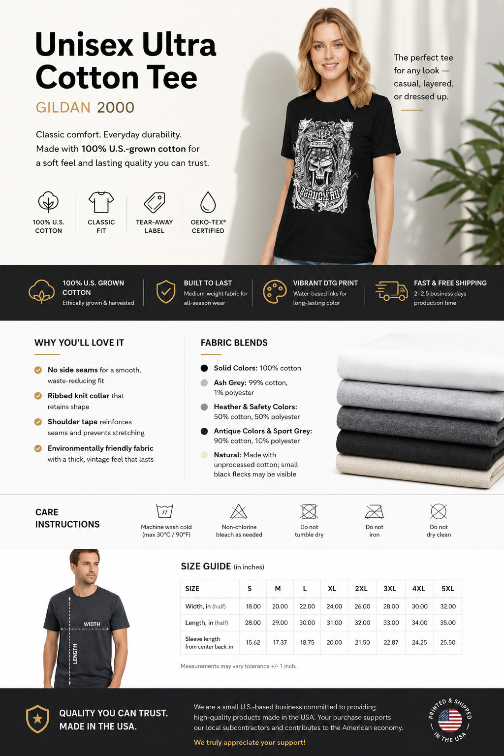 Astronaut Cartoon Graphic Tee Unisex 100 Cotton Gildan T-Shirt