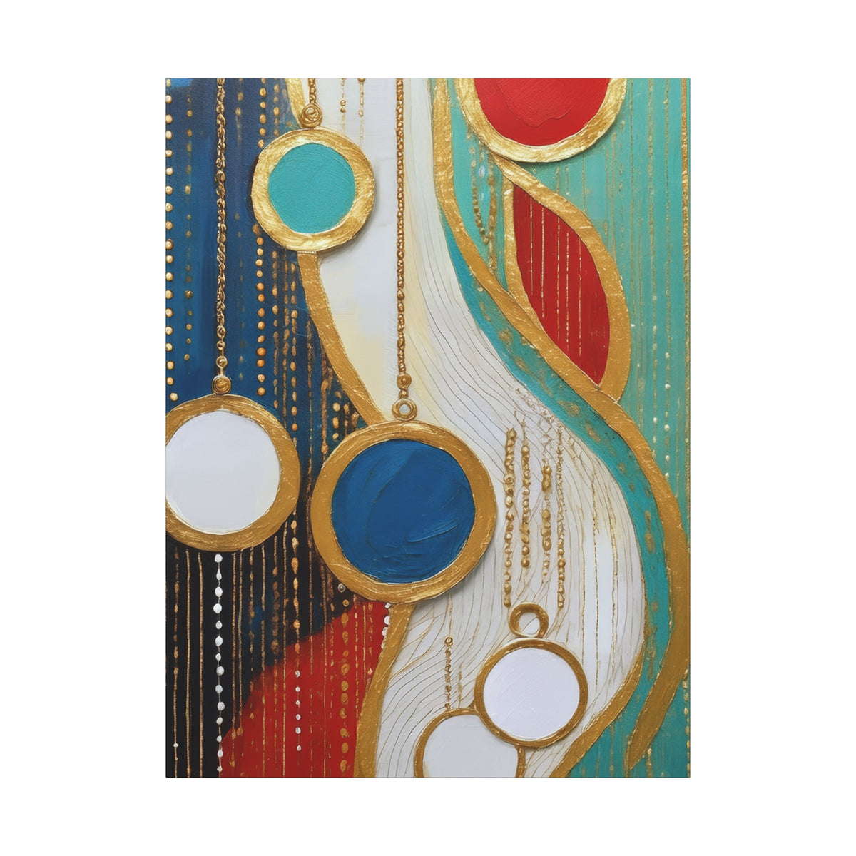 Abstract Oil Painting Print Canvas 20x24,20x30,24x30 24x32,24x36,30x40 32x48,36x48,40x60 Pine-Wood Inner Frame ABS-103