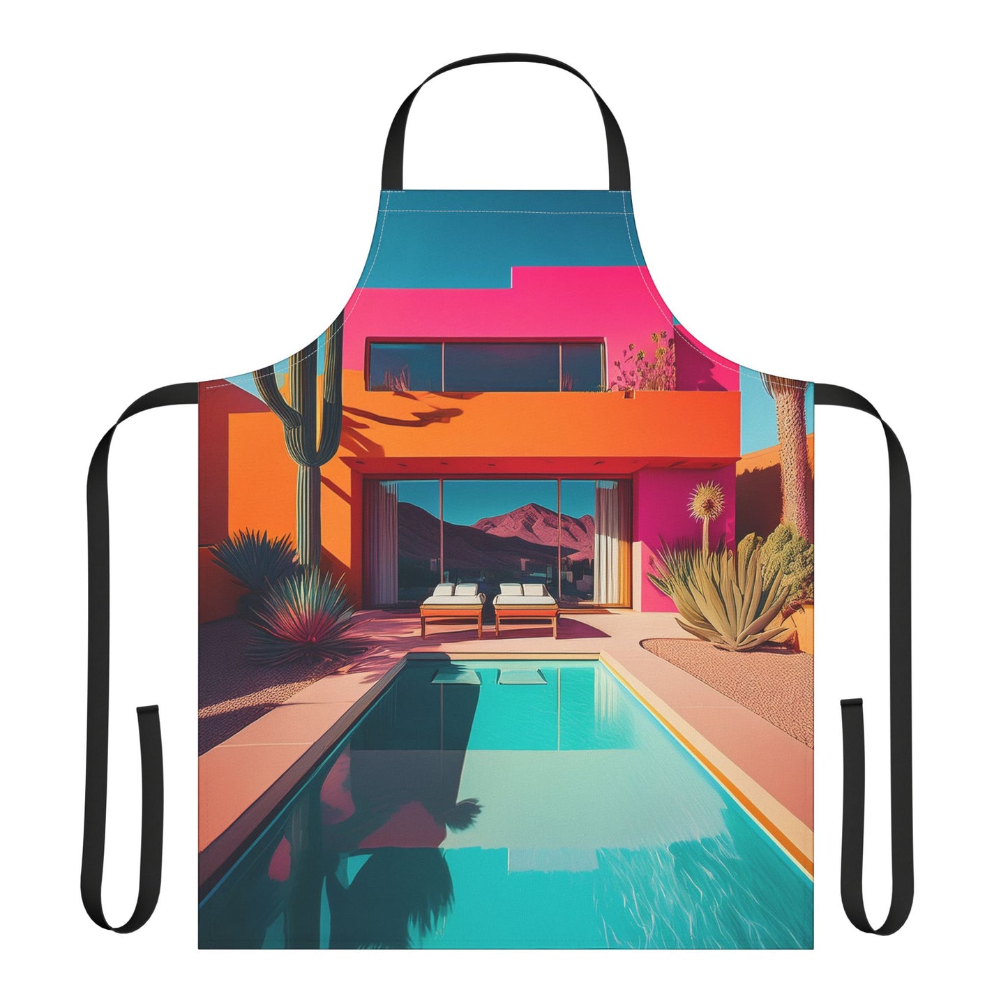 Home 100% Polyester Stain-resistant 31.5 x 25.6 Art Print Canvas Apron 3