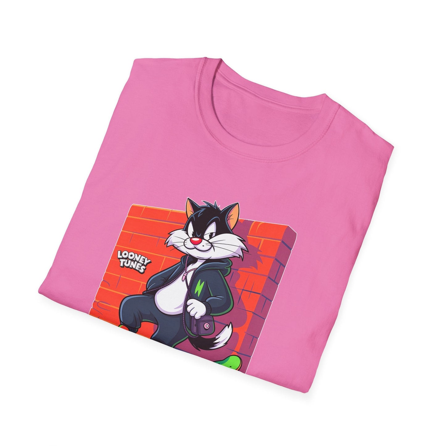 Cartoon T Shirt With Animation Design Unisex Softstyle Graphic Tee Funny Animals