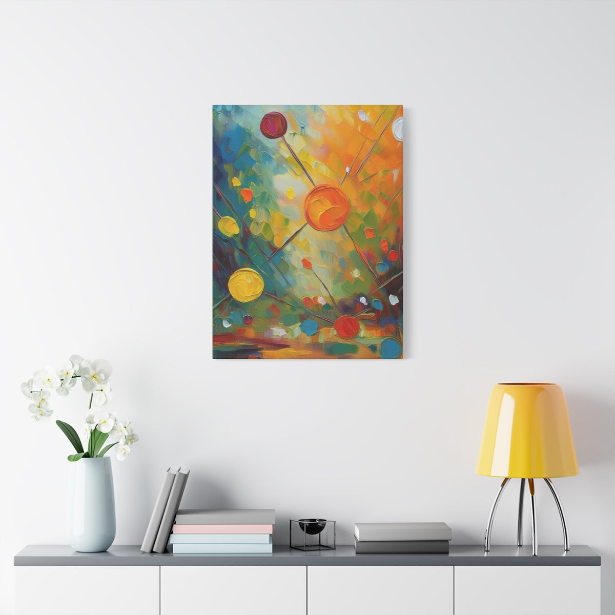 Abstract Oil Painting Print Canvas 20x24,20x30,24x30 24x32,24x36,30x40 32x48,36x48,40x60 Pine-Wood Inner Frame ABS-123
