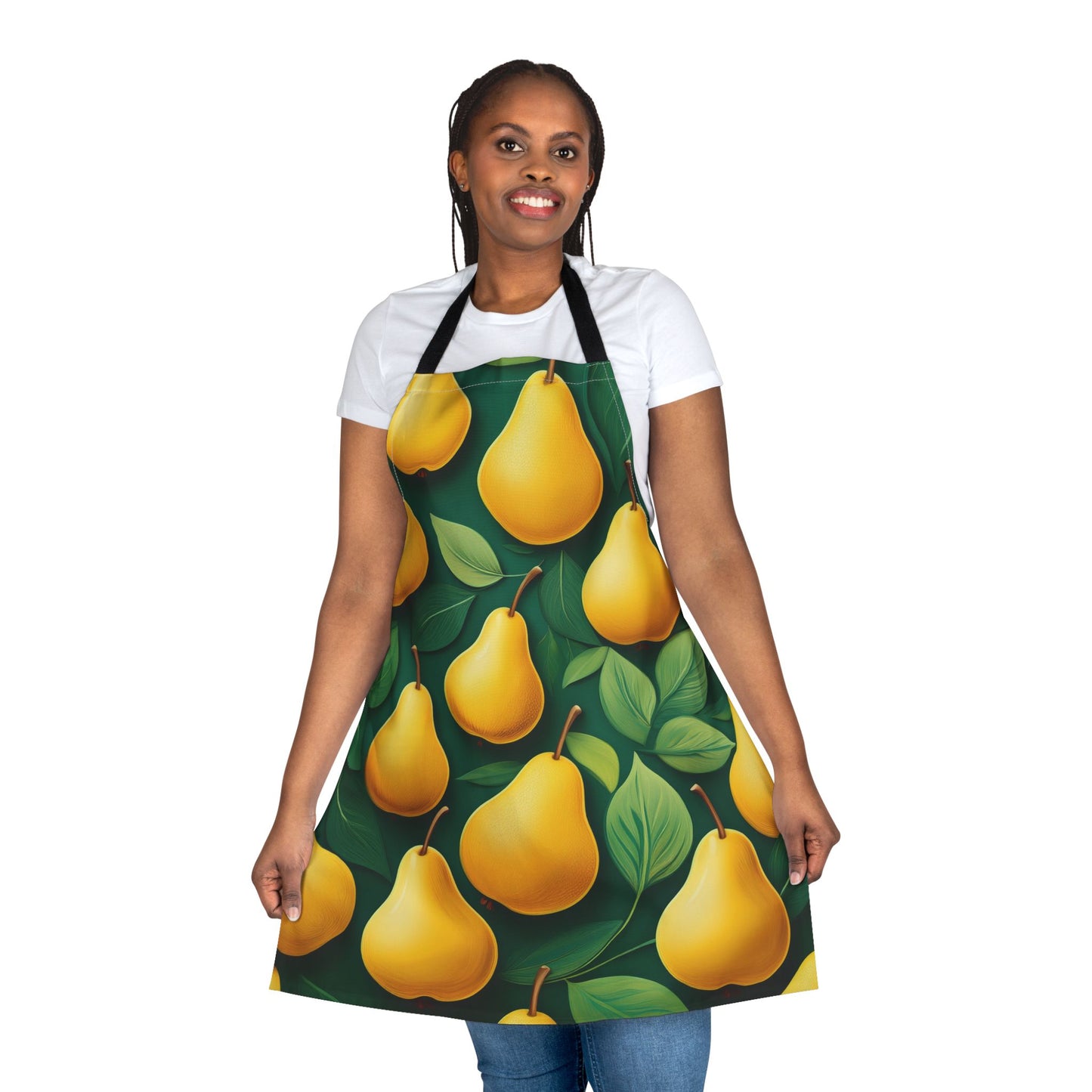 Fruits 100% Polyester Stain-resistant 31.5 x 25.6 | Art Print Canvas Apron 5