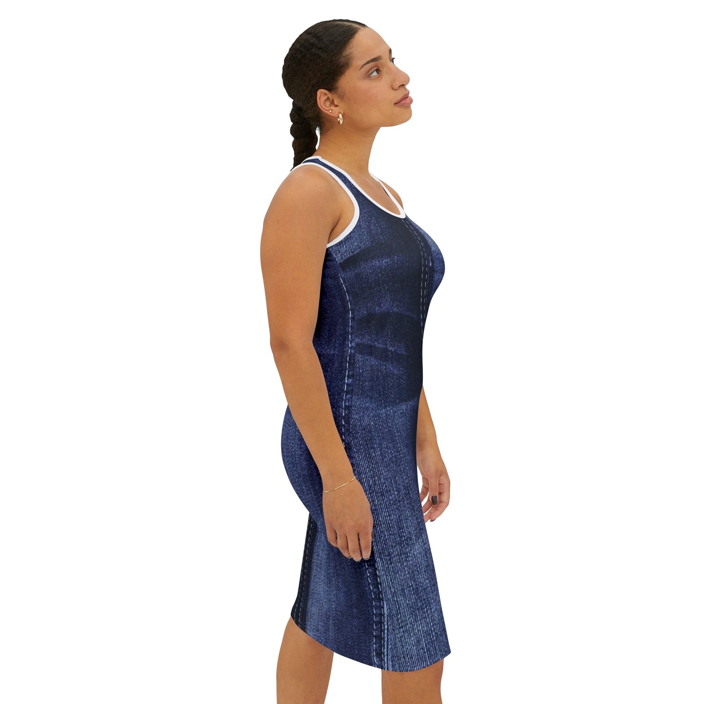 Denim Print Dress PPU BEST